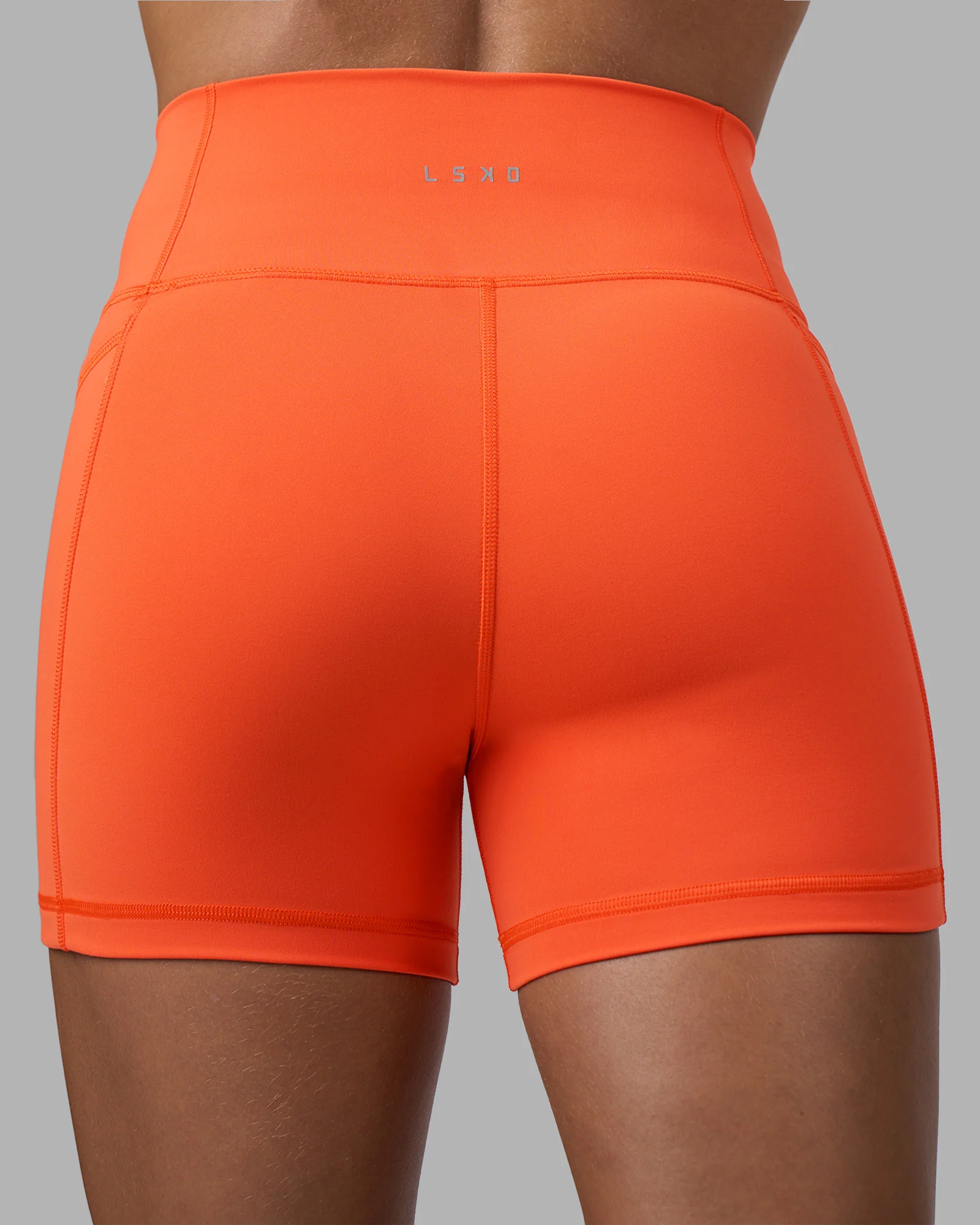 Fusion Ultra High-Rise 4" Short Pockets - Ultra Orange - Image 4