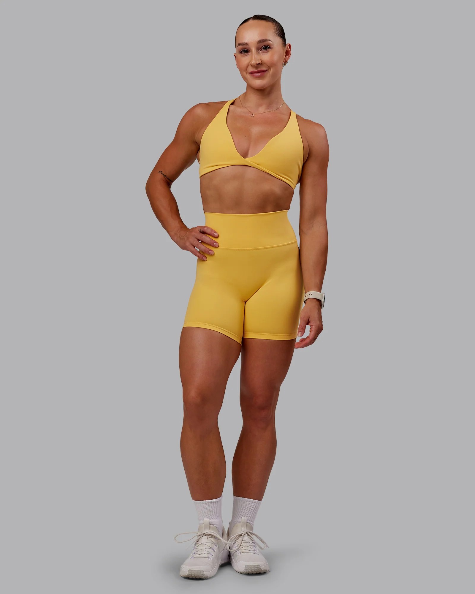 Fusion Ultra High-Rise 6" Short - Banana Cream - Image 5