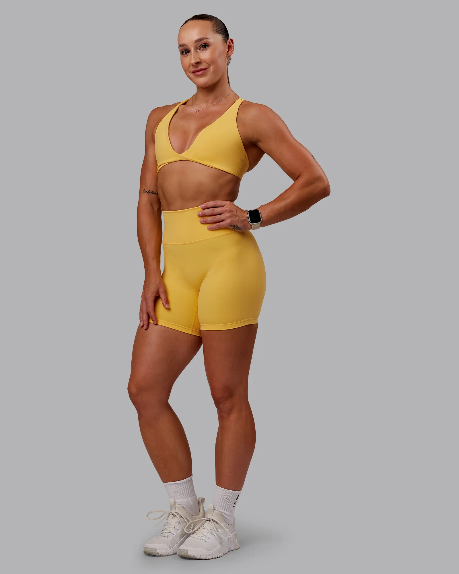 Fusion Ultra High-Rise 6" Short - Banana Cream - Image 6