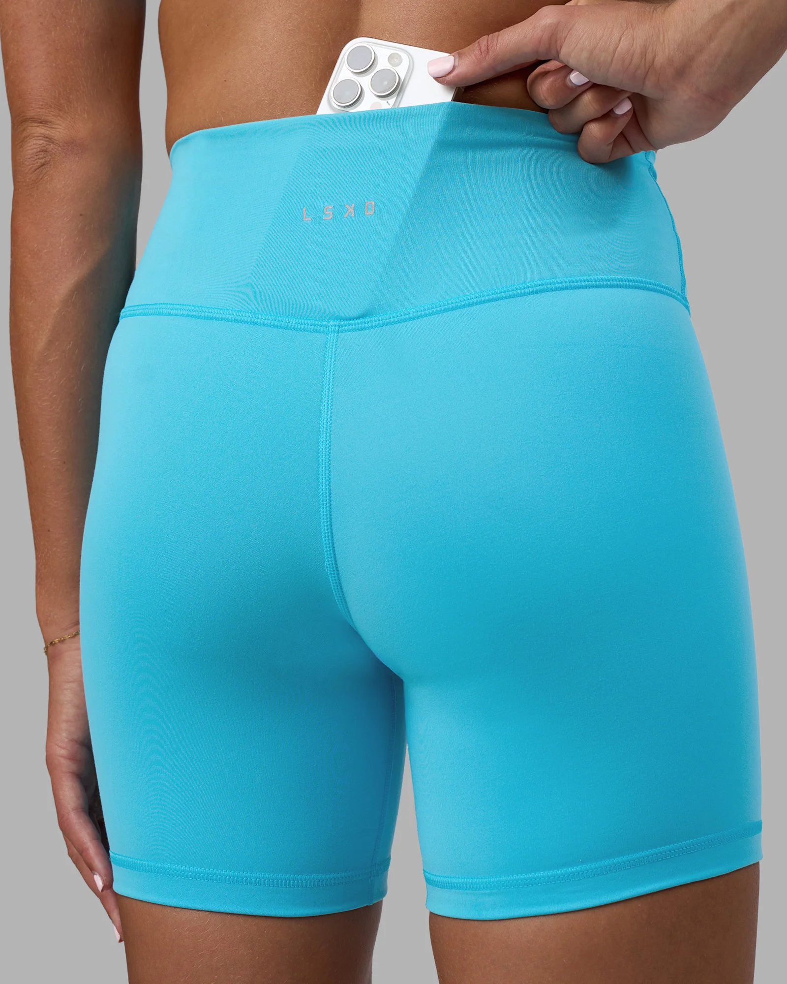 Fusion Ultra High-Rise 6" Short - Blue Atoll - Image 7