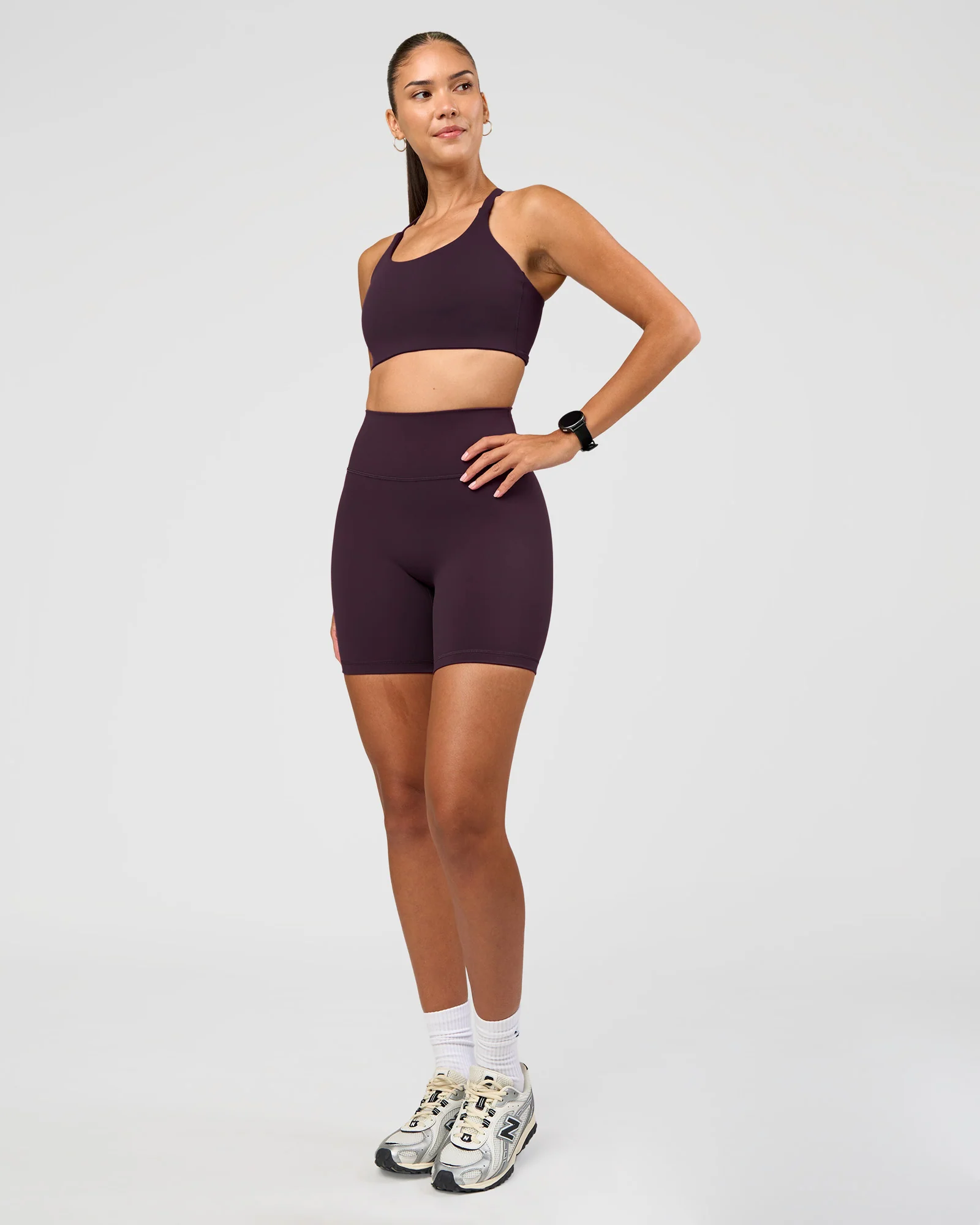 Fusion Ultra High-Rise 6" Short - Midnight Plum - Image 4
