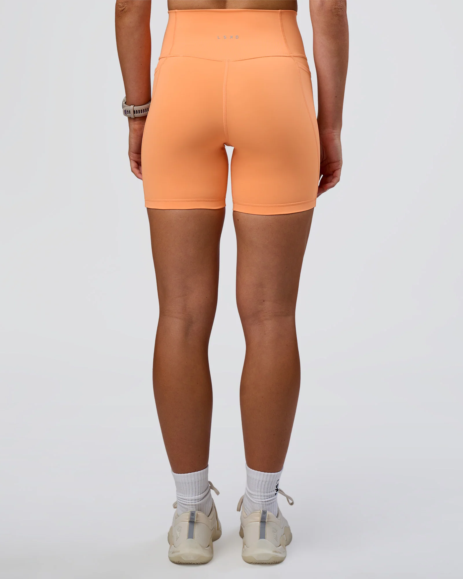 Fusion Ultra High-Rise 6" Short Pockets - Cantaloupe - Image 4