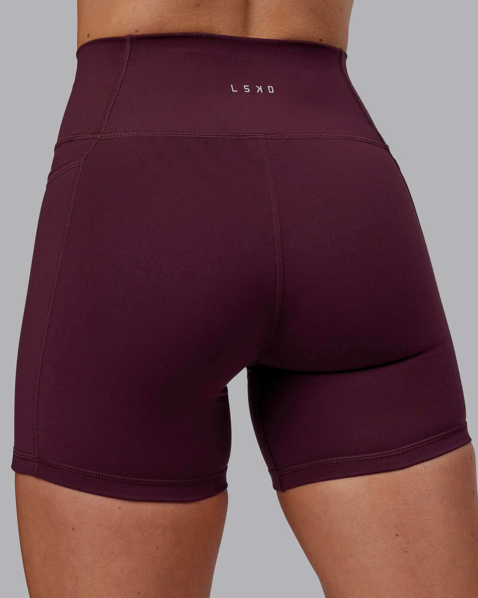 Fusion Ultra High-Rise 6" Short Pockets - Cherry Lacquer - Image 4
