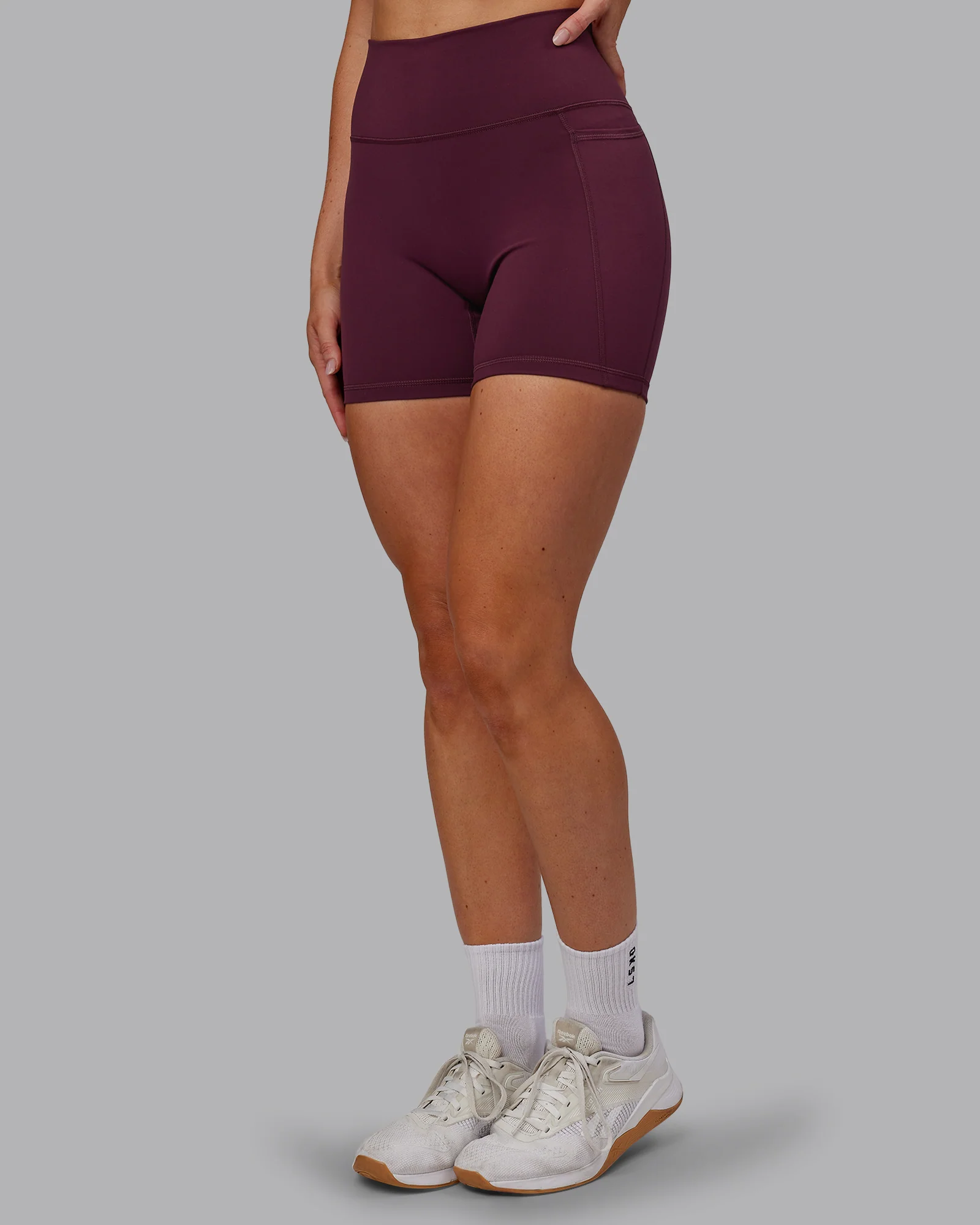 Fusion Ultra High-Rise 6" Short Pockets - Cherry Lacquer - Image 8