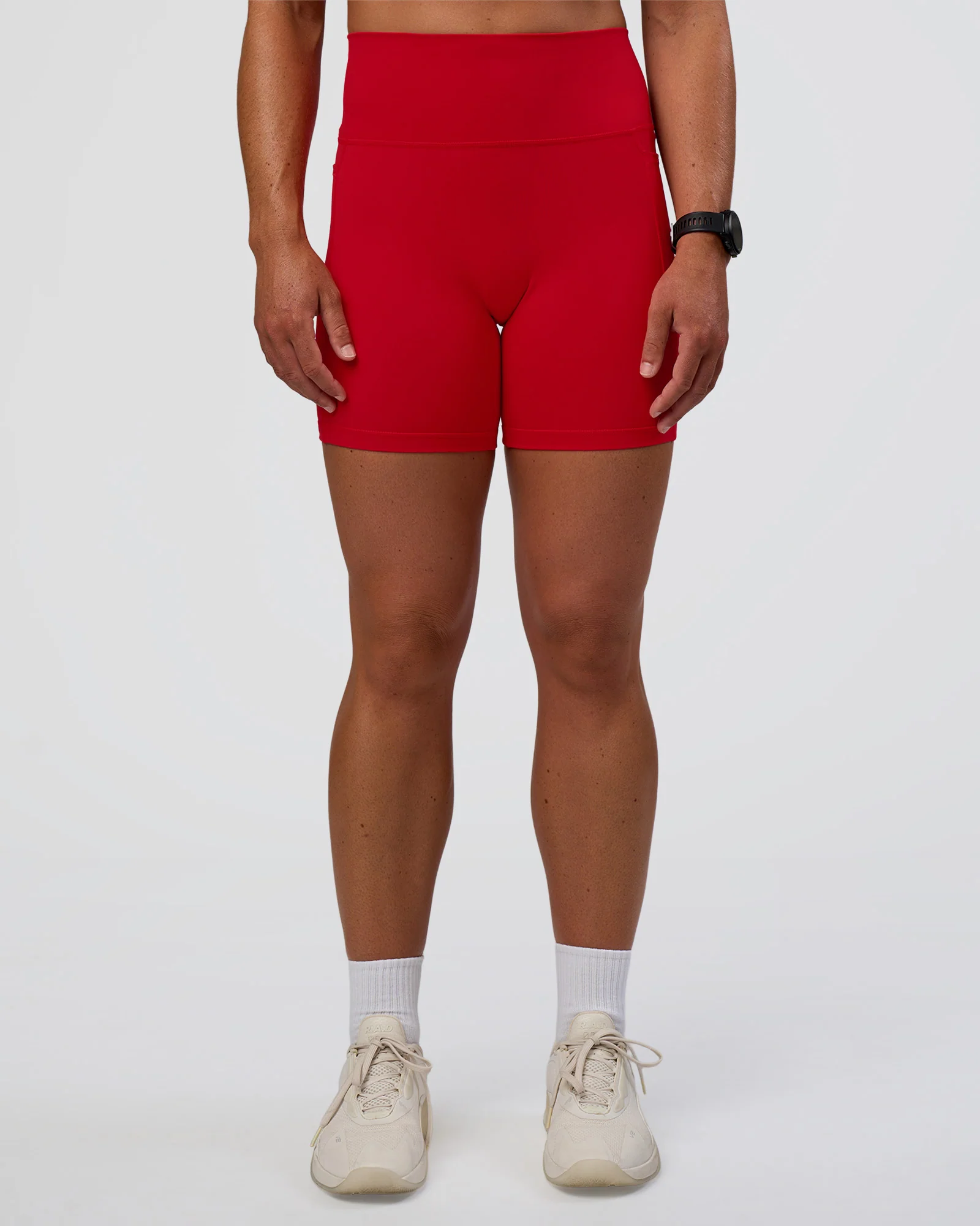 Fusion Ultra High-Rise 6" Short Pockets - Flame - Image 3