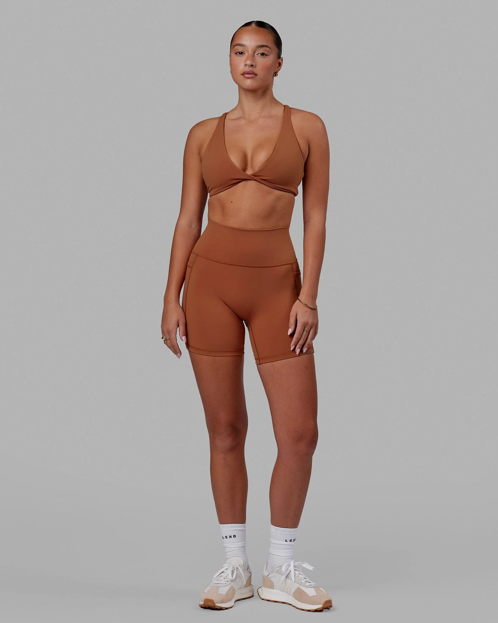 Fusion Ultra High-Rise 6" Short Pockets - Hazel - Image 3