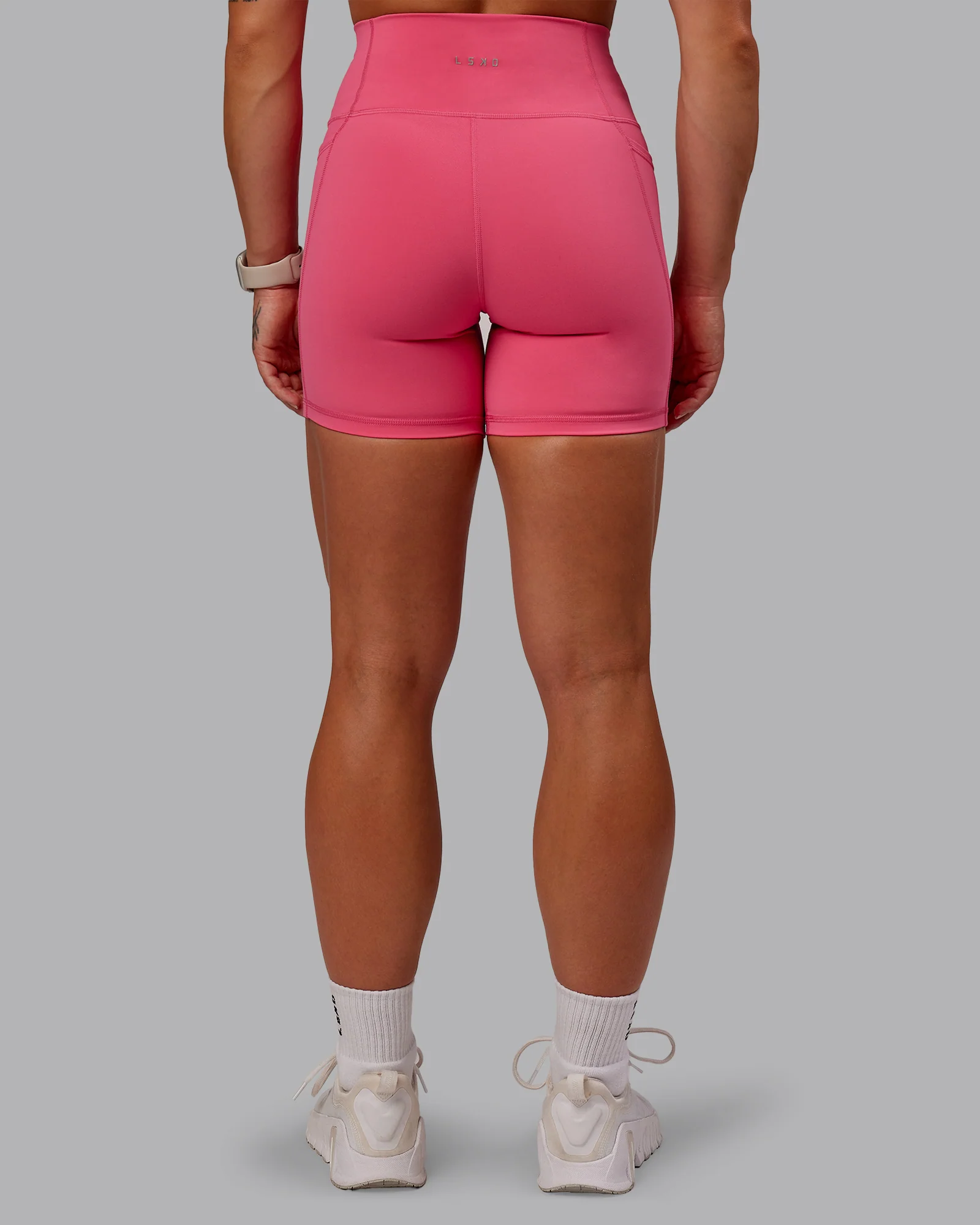 Fusion Ultra High-Rise 6" Short Pockets - Hot Pink - Image 4