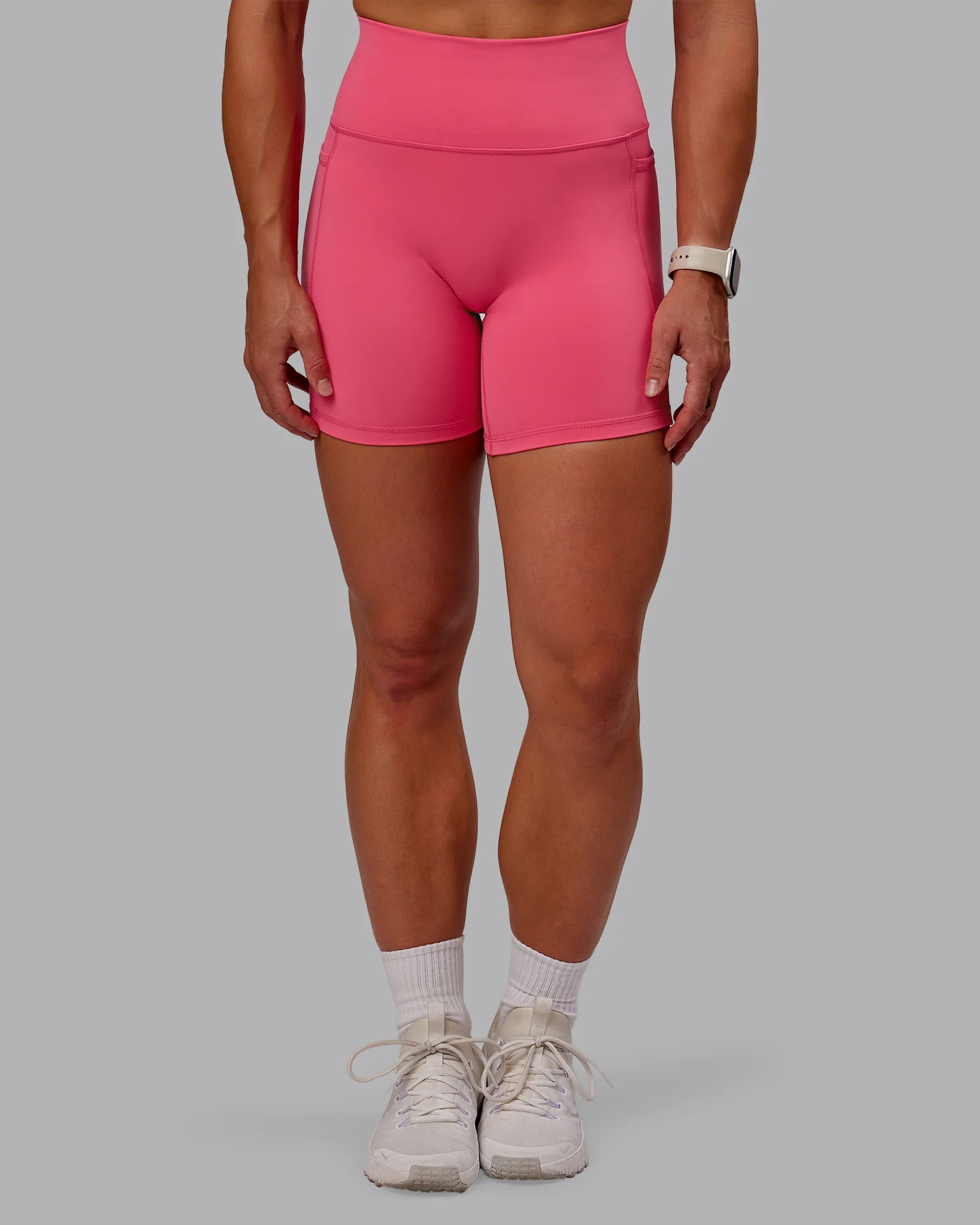 Fusion Ultra High-Rise 6" Short Pockets - Hot Pink - Image 7
