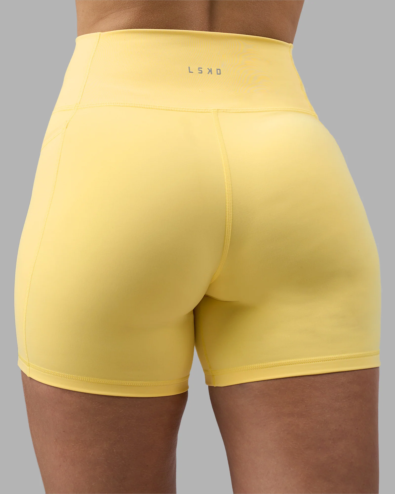 Fusion Ultra High-Rise 6" Short Pockets - Lemon - Image 8