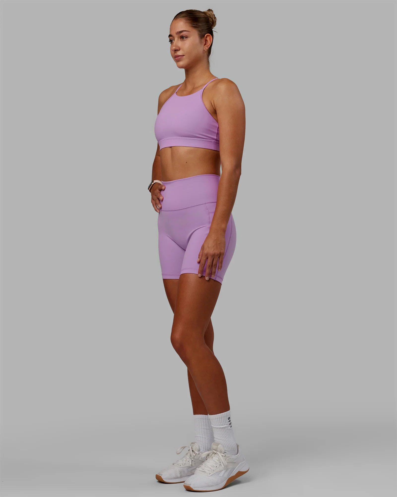 Fusion Ultra High-Rise 6" Short Pockets - Light Violet - Image 7