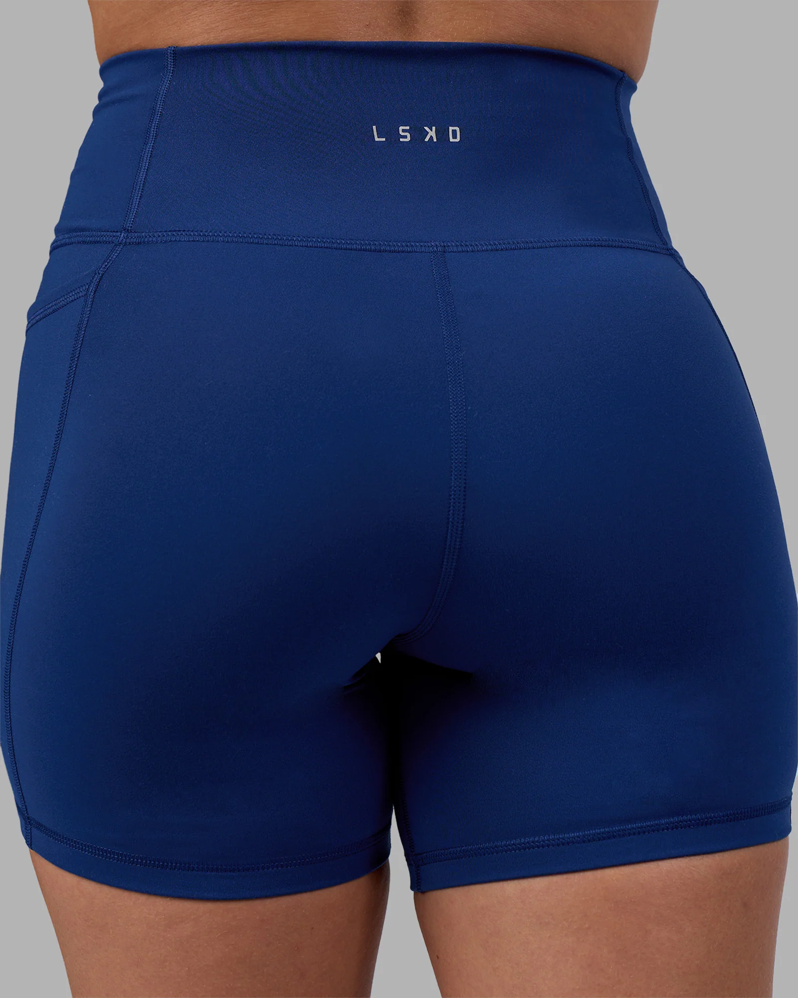 Fusion Ultra High-Rise 6" Short Pockets - Midnight Blue - Image 8