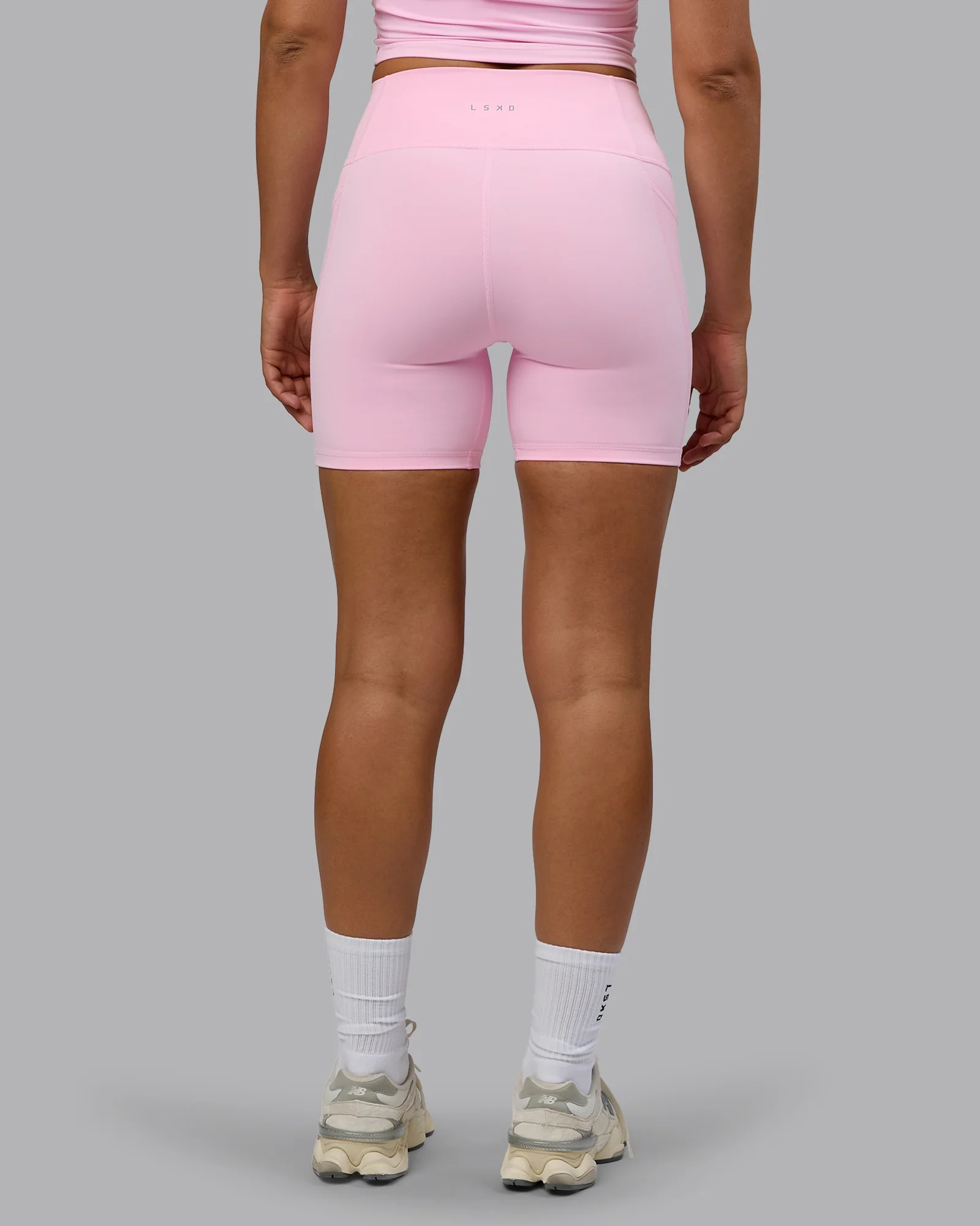 Fusion Ultra High-Rise 6" Short Pockets - Pale Pink - Image 3