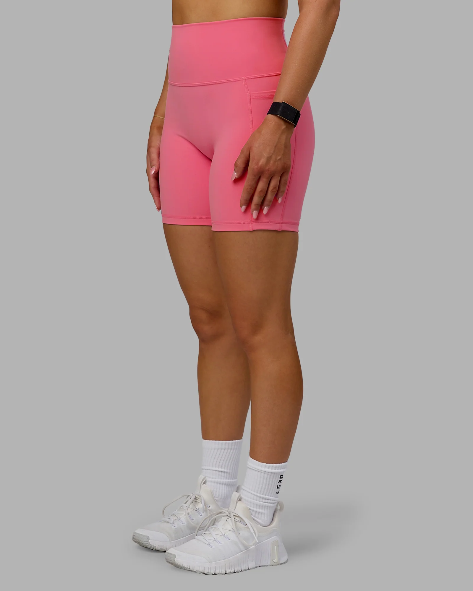 Fusion Ultra High-Rise 6" Short Pockets - Pink Lemonade - Image 4