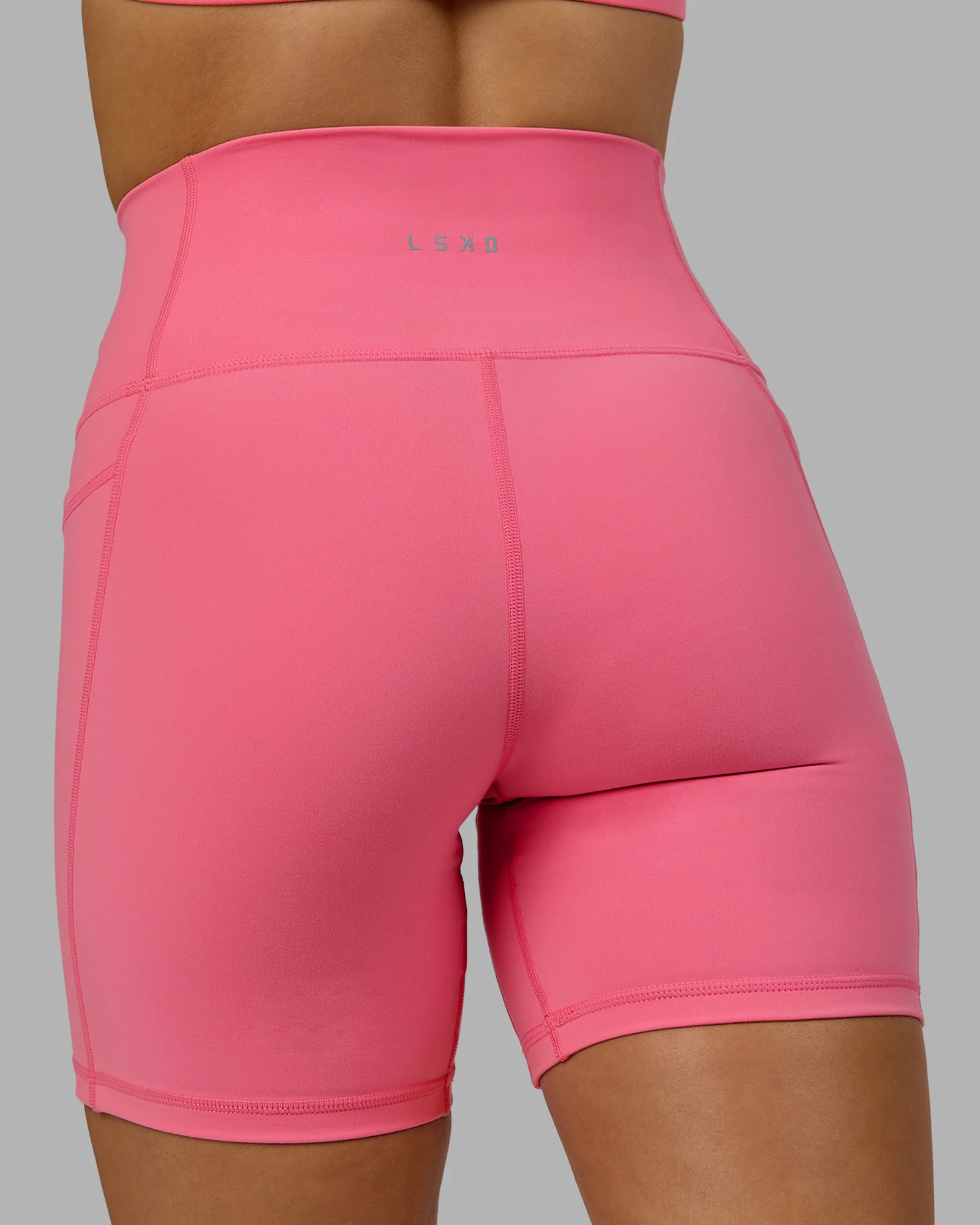 Fusion Ultra High-Rise 6" Short Pockets - Pink Lemonade - Image 6