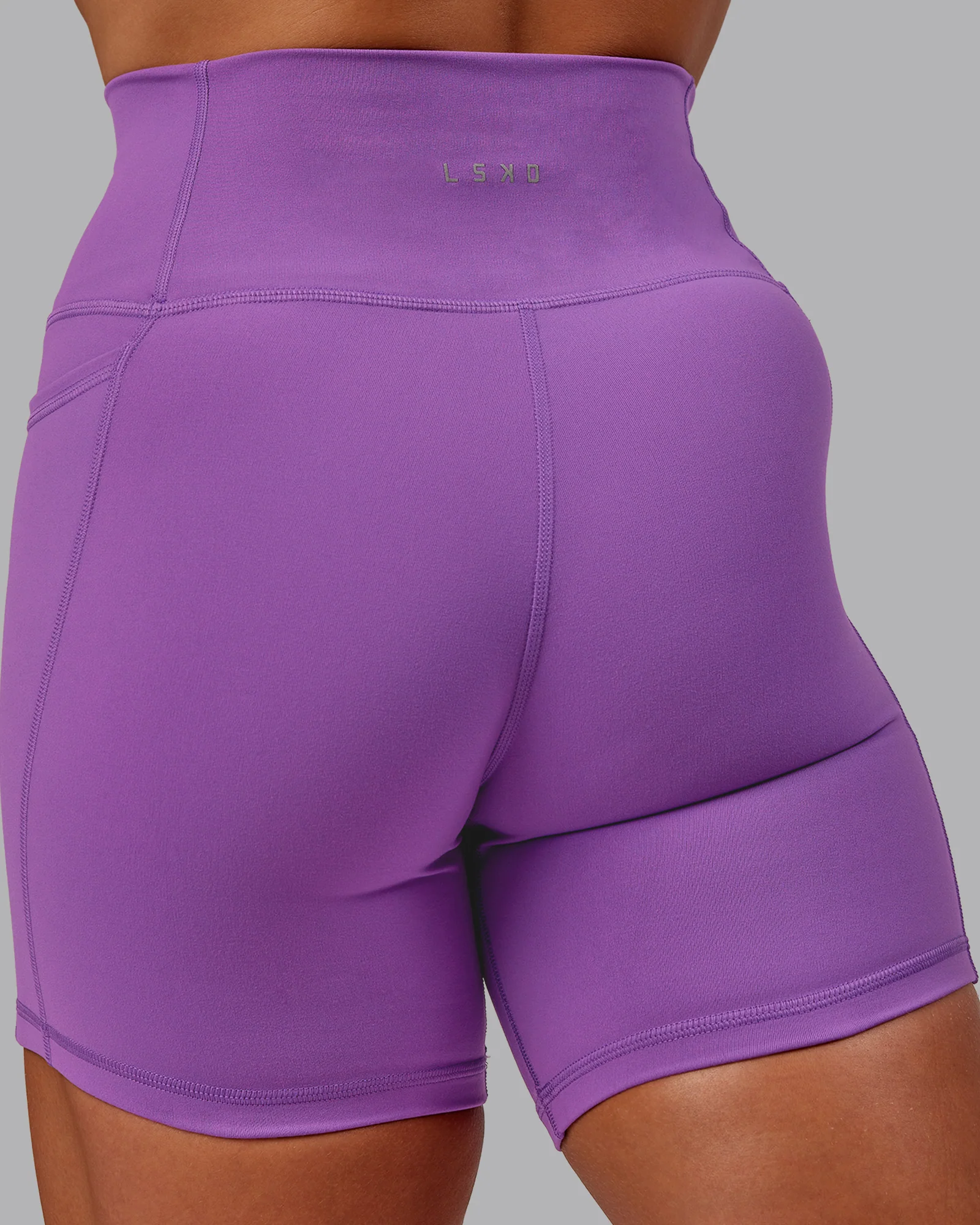 Fusion Ultra High-Rise 6" Short Pockets - Purple Fizz - Image 8