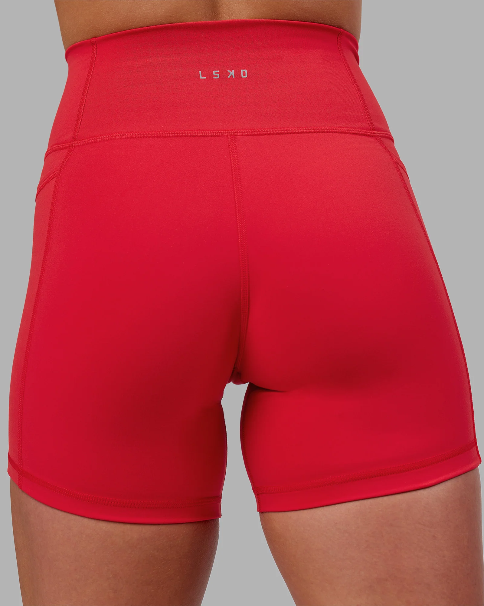 Fusion Ultra High-Rise 6" Short Pockets - Scarlet - Image 8