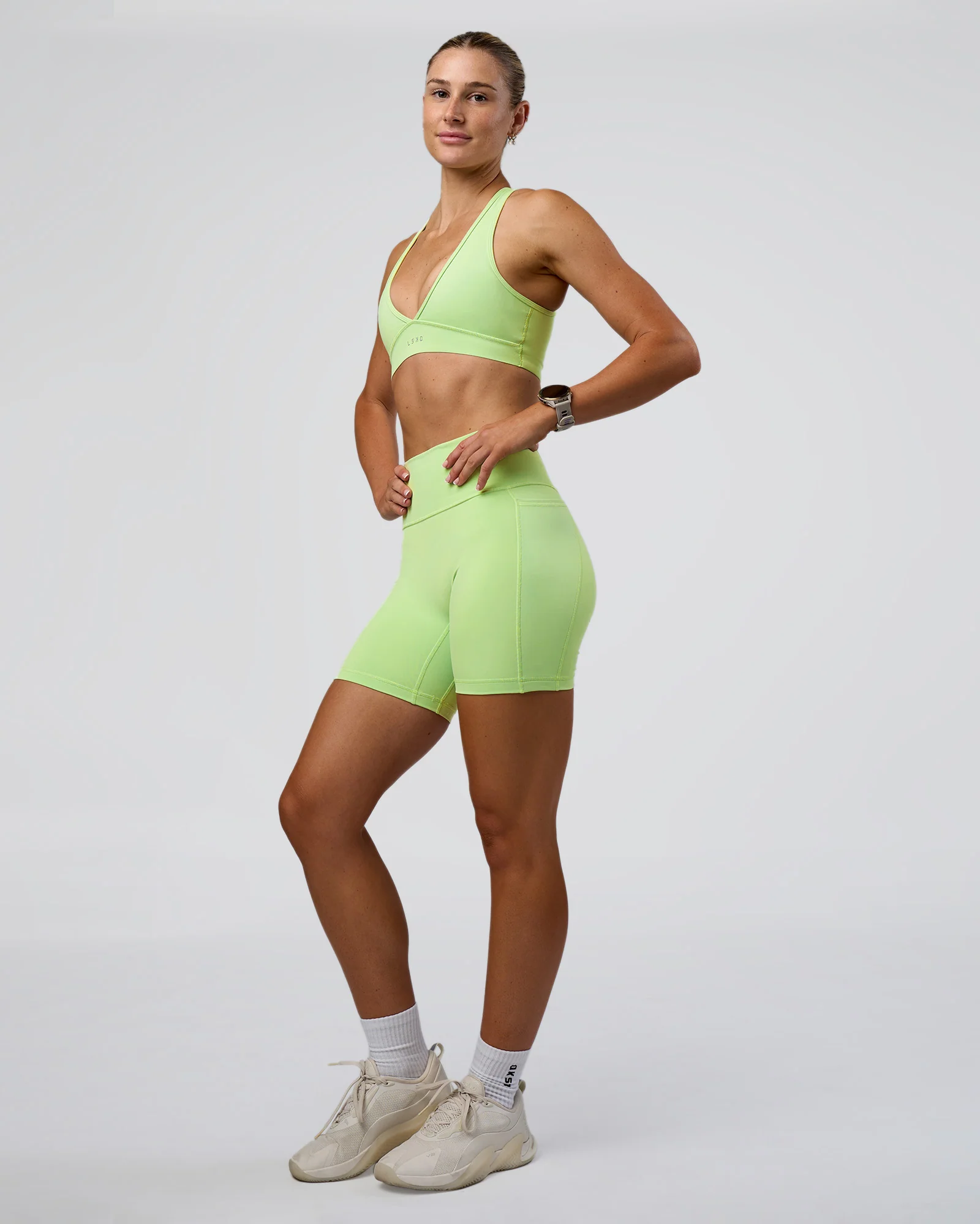 Fusion Ultra High-Rise 6" Short Pockets - Solar Lime - Image 5