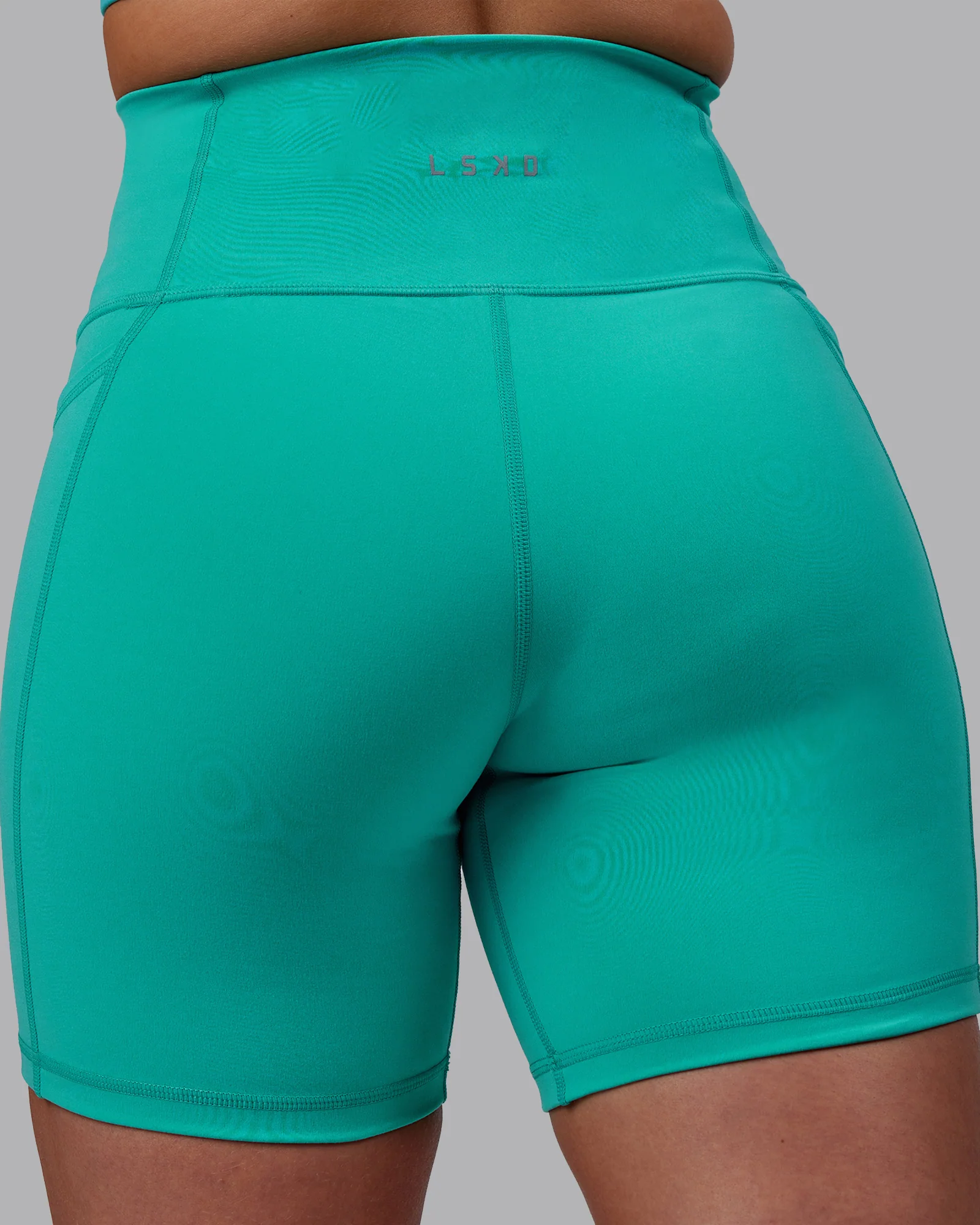 Fusion Ultra High-Rise 6" Short Pockets - Turquoise Tide - Image 7