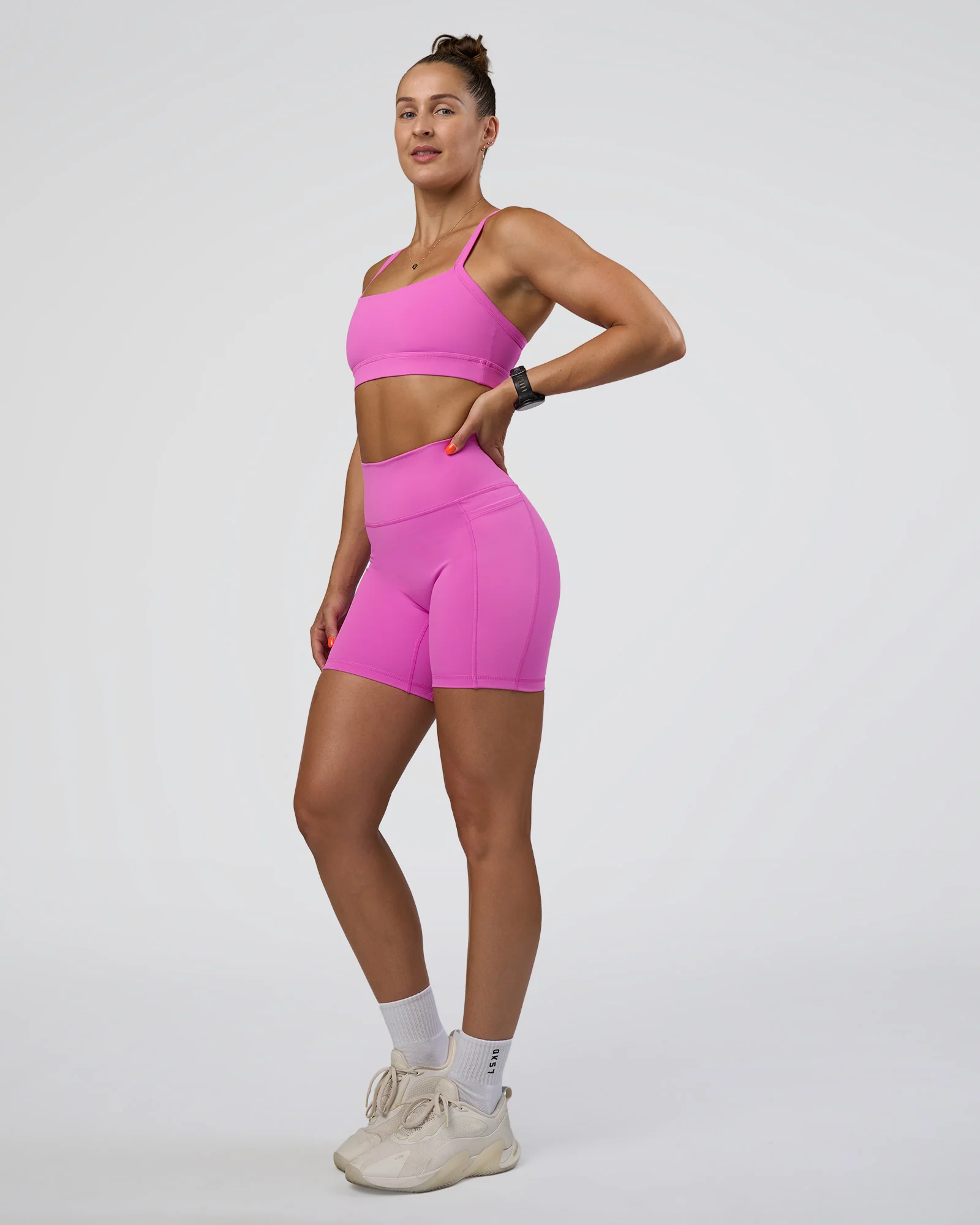Fusion Ultra High-Rise 6" Short Pockets - Ultra Fuchsia - Image 5