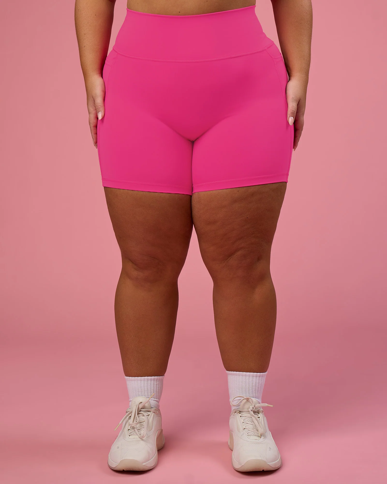 Fusion Ultra High-Rise 6" Short Pockets - Ultra Pink - Image 9