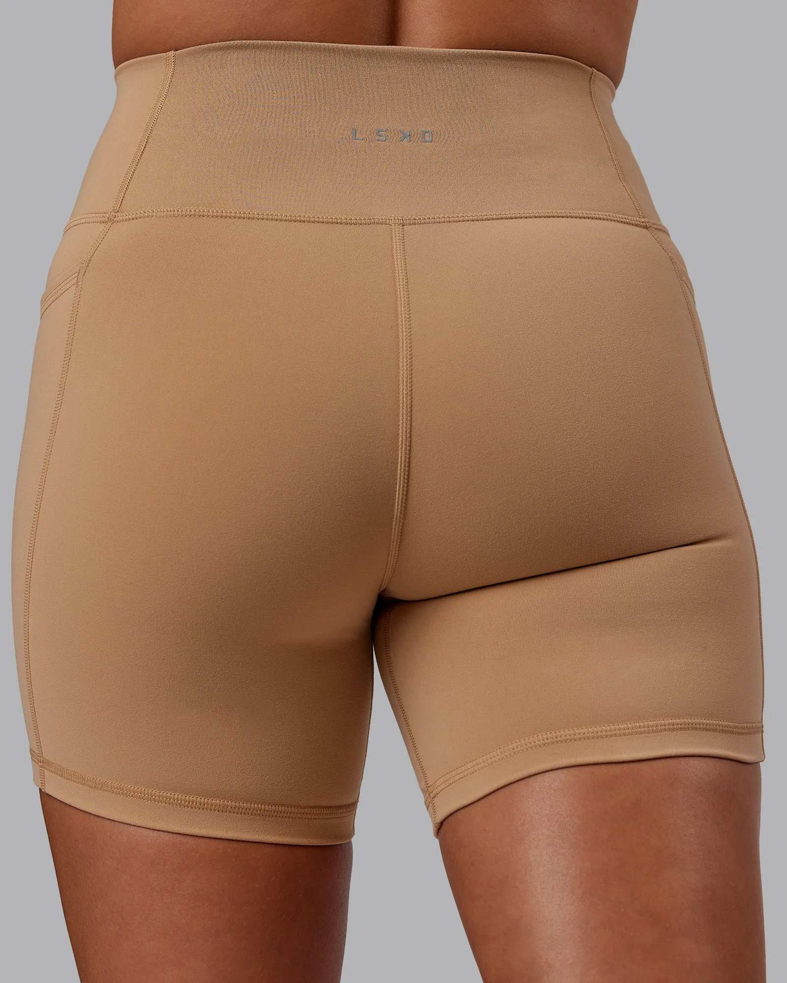 Fusion Ultra High-Rise 6" Short Pockets - Warm Smoke - Image 6