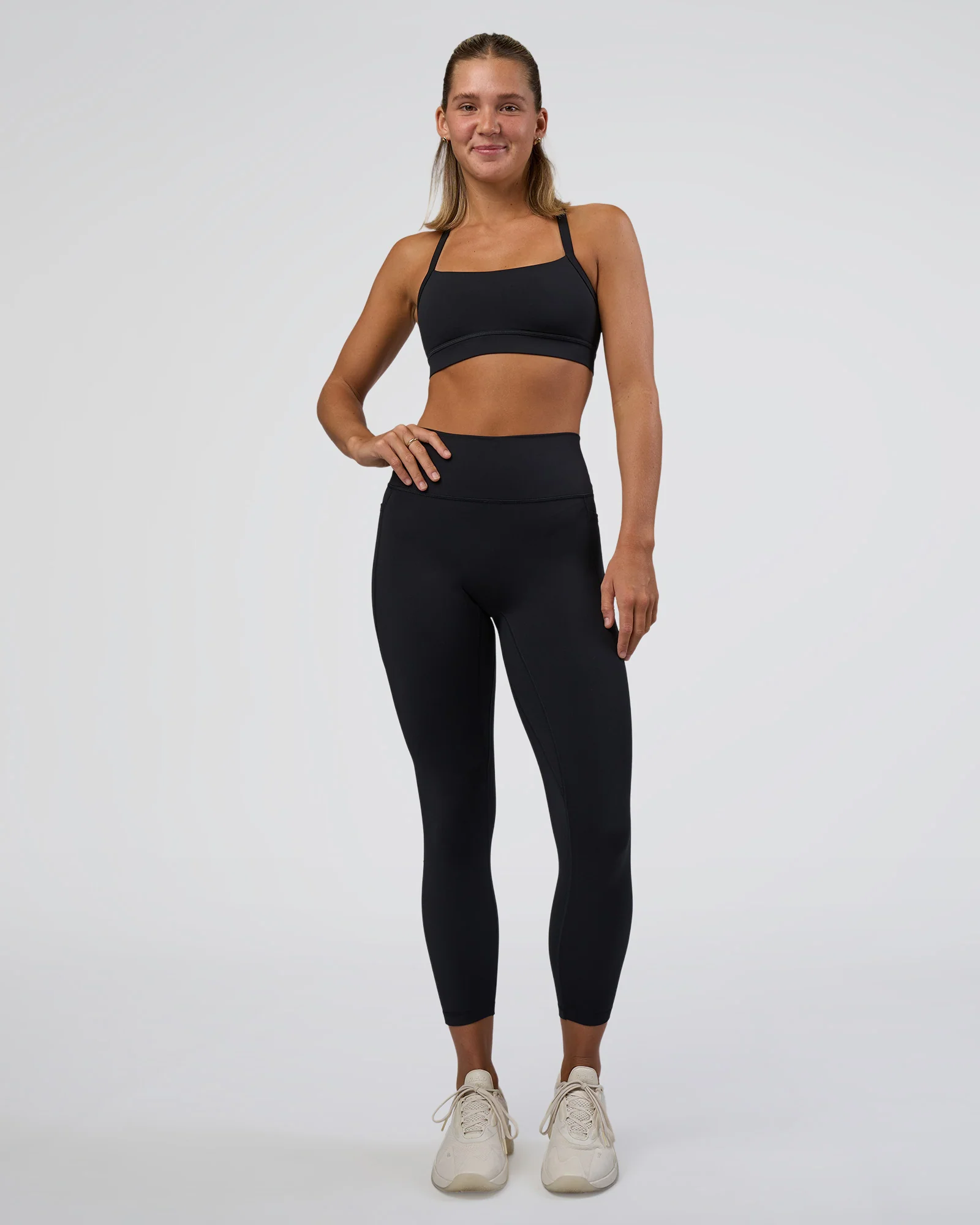 Fusion Ultra High-Rise 7/8 Legging Pockets - Black - Image 2
