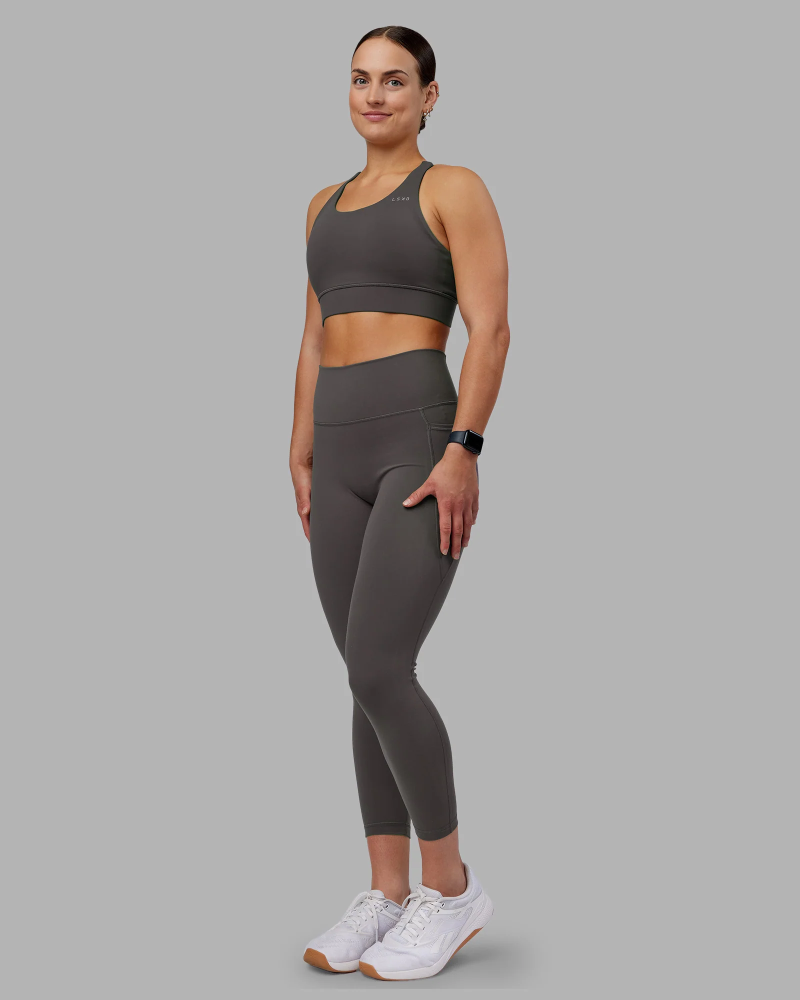 Fusion Ultra High-Rise 7/8 Legging Pockets - Dark Storm - Image 5