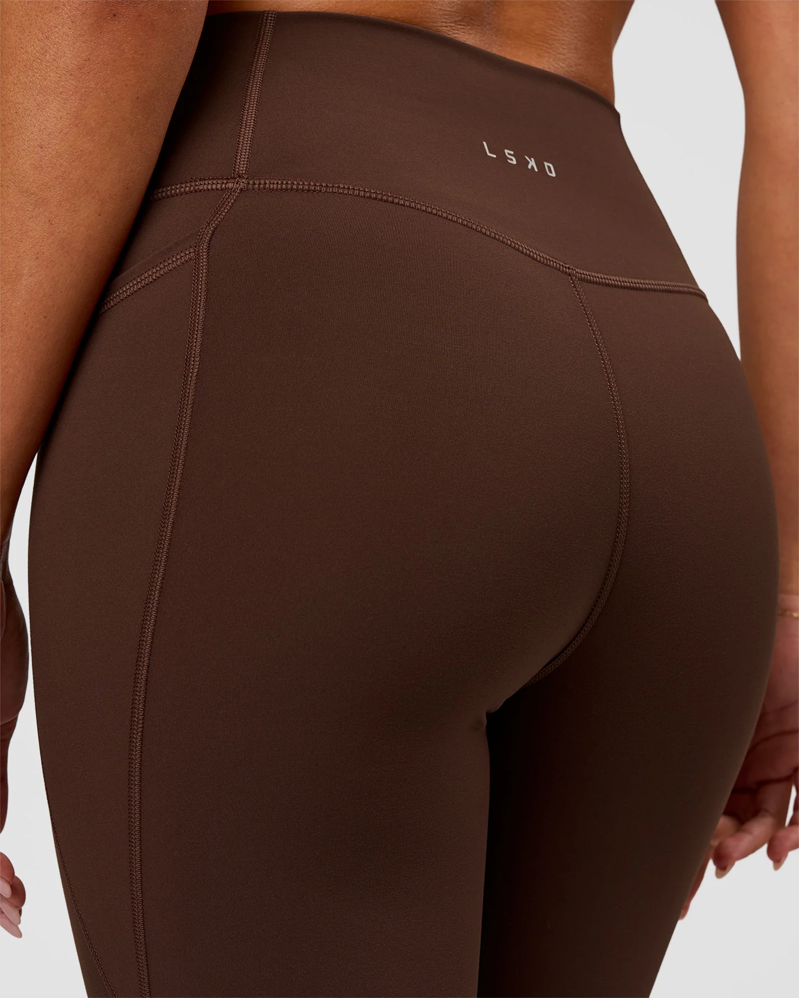 Fusion Ultra High-Rise 7/8 Legging Pockets - Hot Chocolate - Image 10