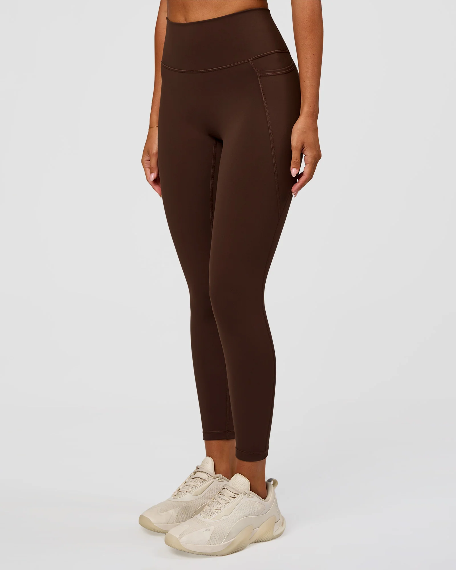 Fusion Ultra High-Rise 7/8 Legging Pockets - Hot Chocolate - Image 7