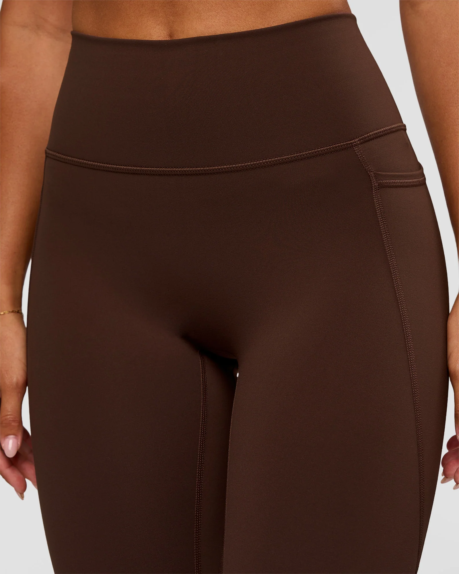 Fusion Ultra High-Rise 7/8 Legging Pockets - Hot Chocolate - Image 9