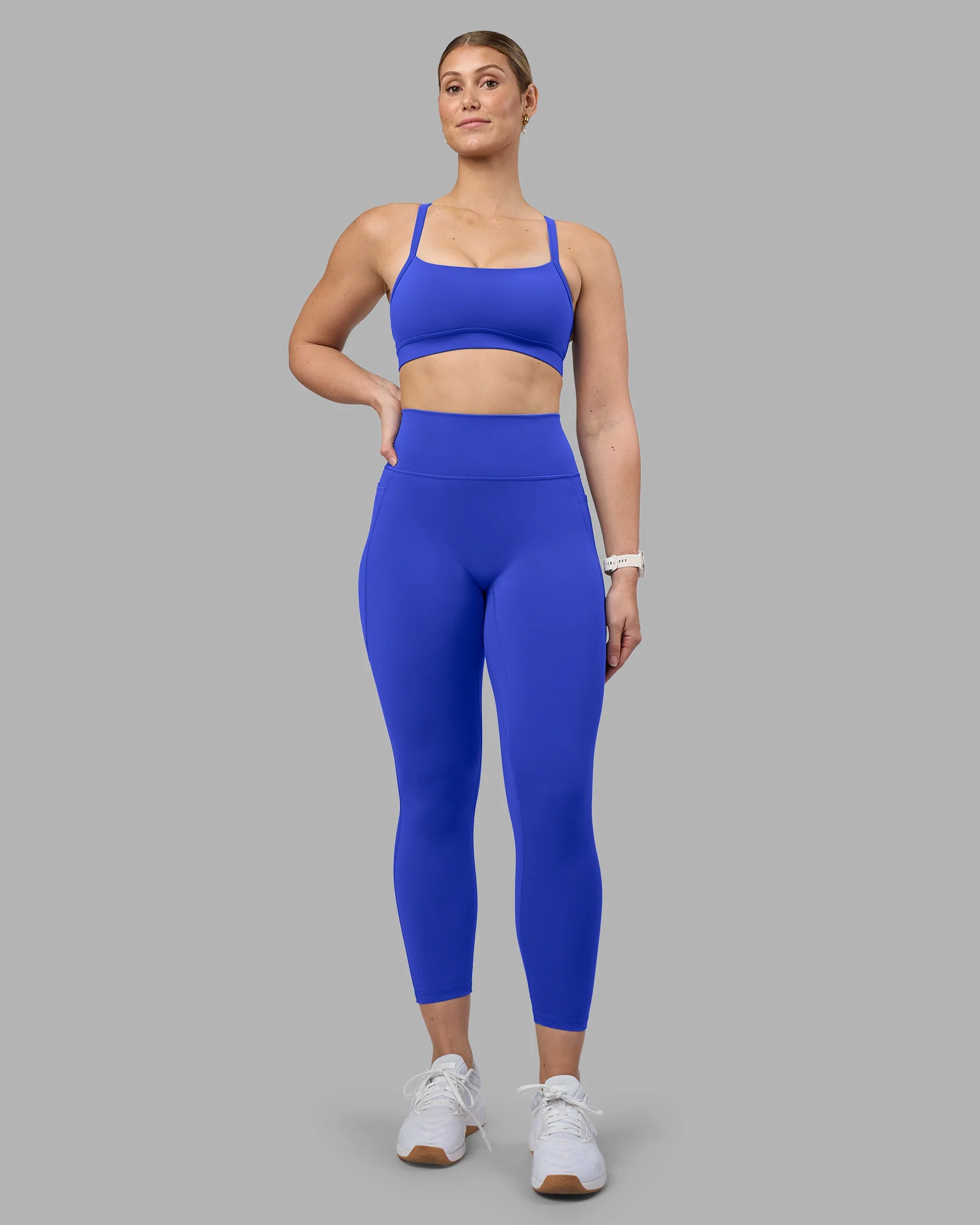 Fusion Ultra High-Rise 7/8 Legging Pockets - Power Cobalt - Image 2