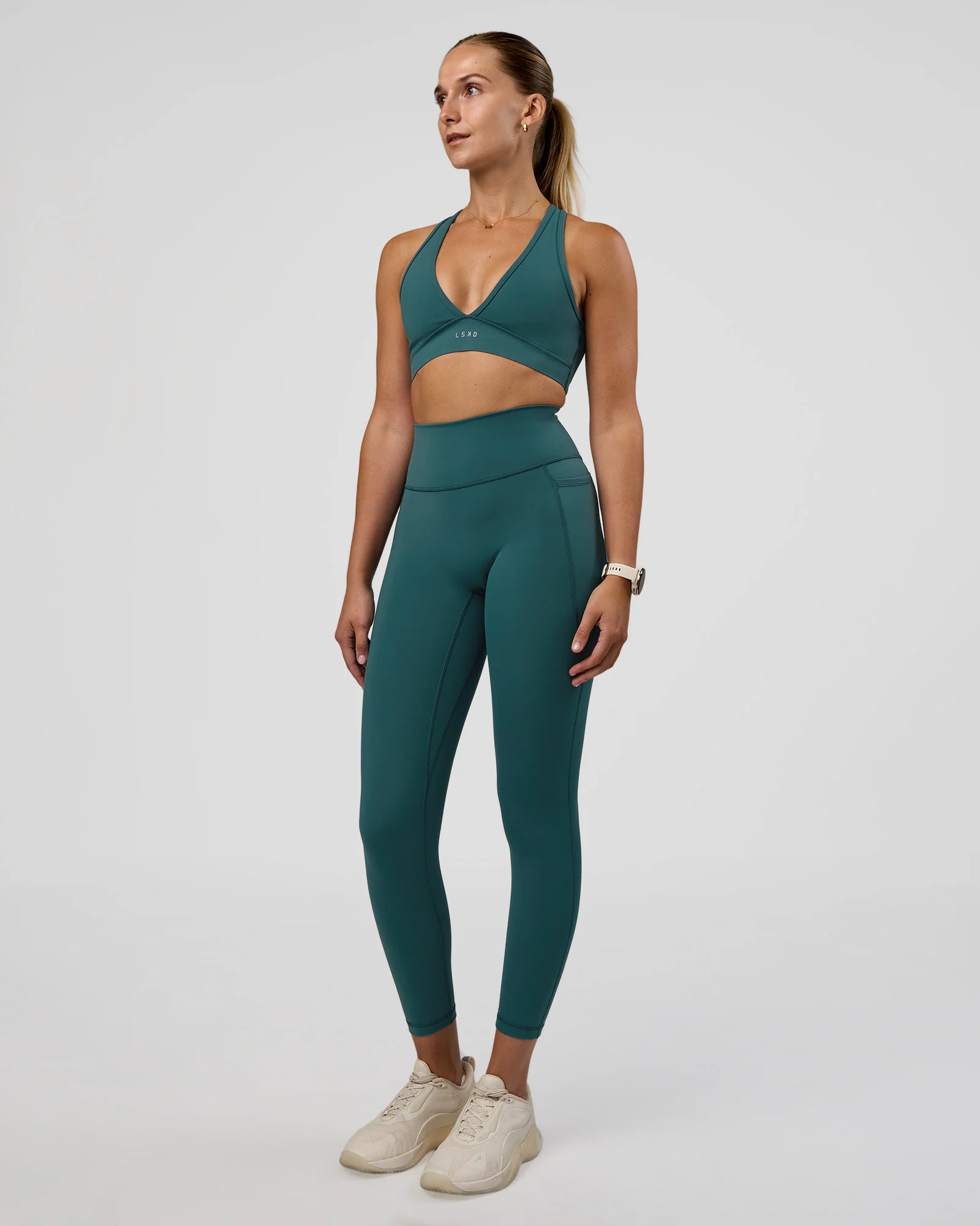 Fusion Ultra High-Rise 7/8 Legging Pockets - Transformative Teal - Image 5