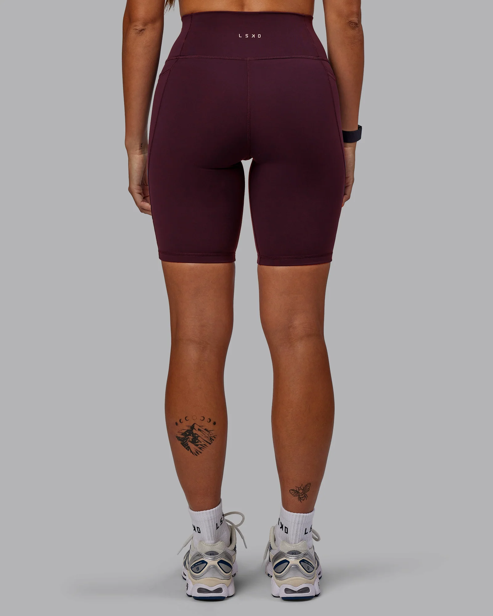 Fusion Ultra High-Rise 9" Short Pockets - Cherry Lacquer - Image 4