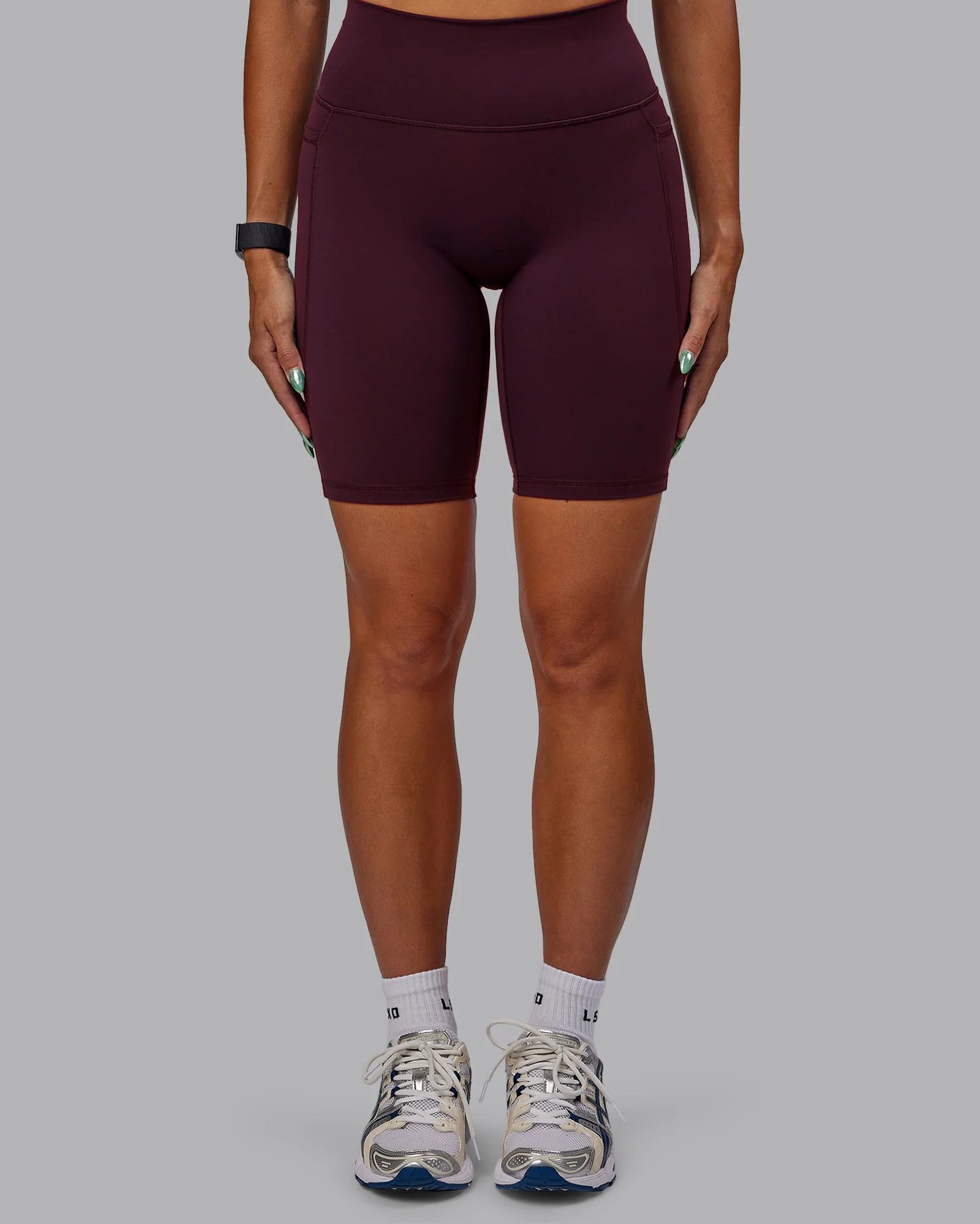 Fusion Ultra High-Rise 9" Short Pockets - Cherry Lacquer - Image 7