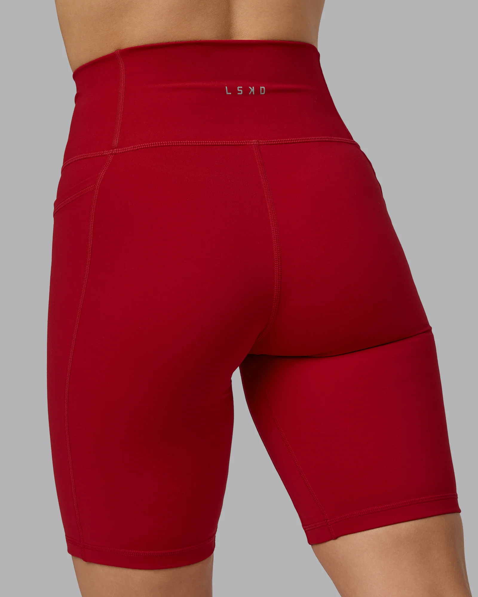 Fusion Ultra High-Rise 9" Short Pockets - Cherry Red - Image 7