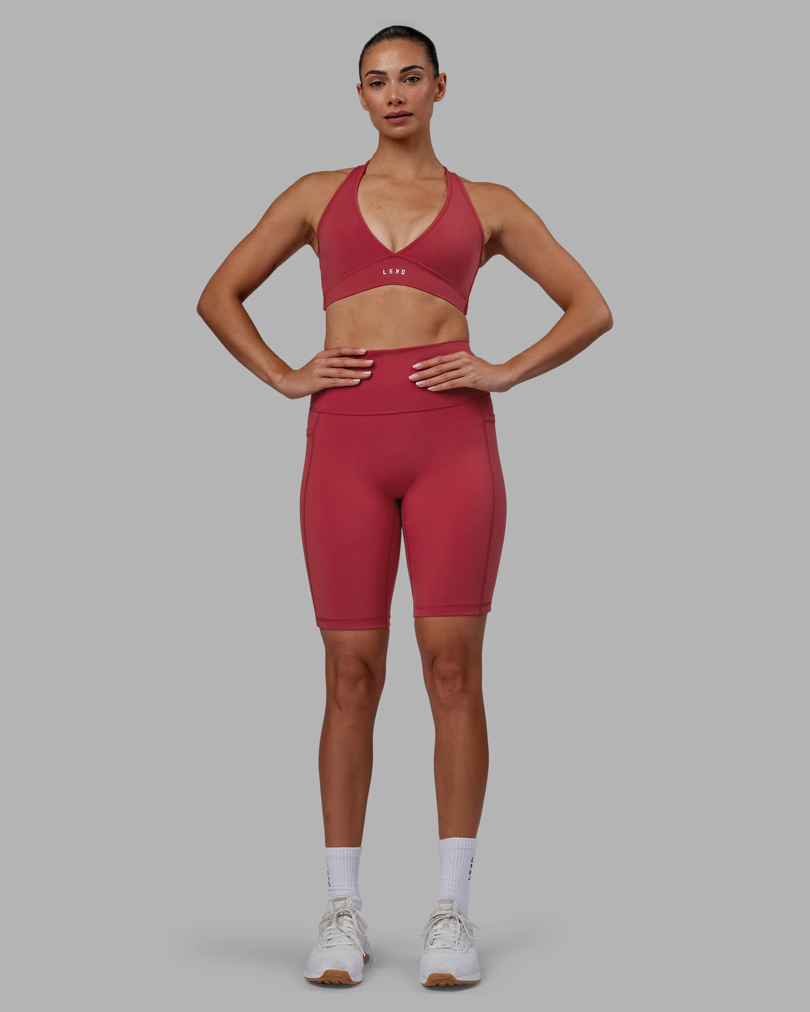 Fusion Ultra High-Rise 9" Short Pockets - Claret - Image 6