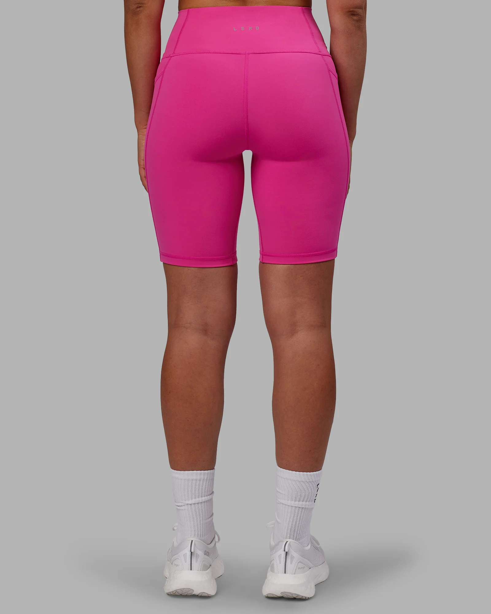 Fusion Ultra High-Rise 9" Short Pockets - Fuchsia Pink - Image 3