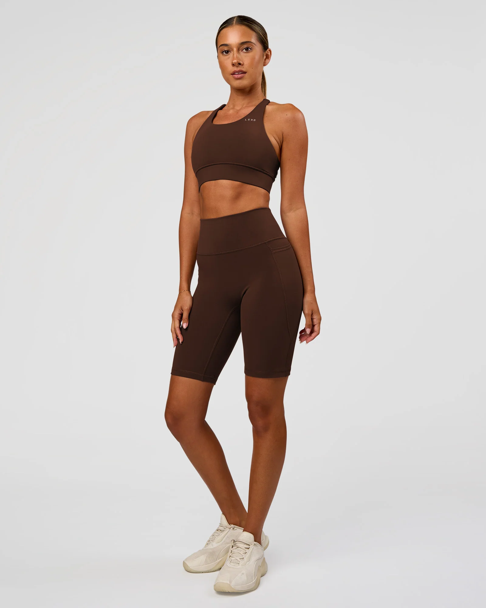 Fusion Ultra High-Rise 9" Short Pockets - Hot Chocolate - Image 5