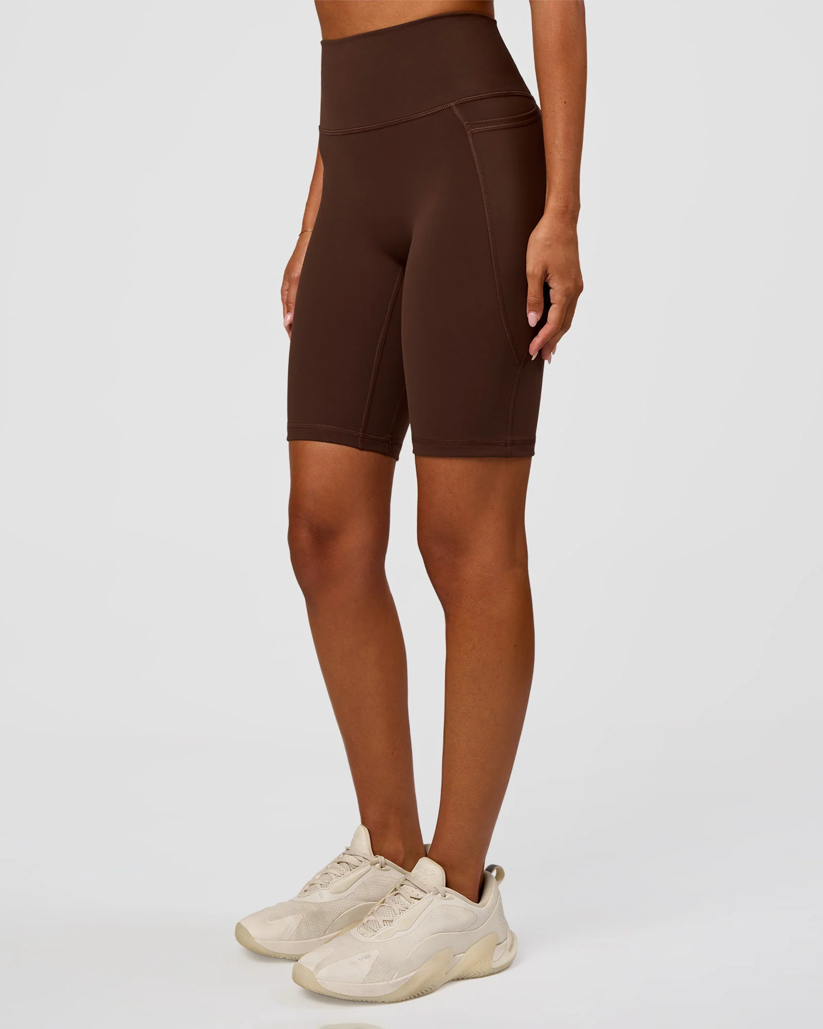 Fusion Ultra High-Rise 9" Short Pockets - Hot Chocolate - Image 7