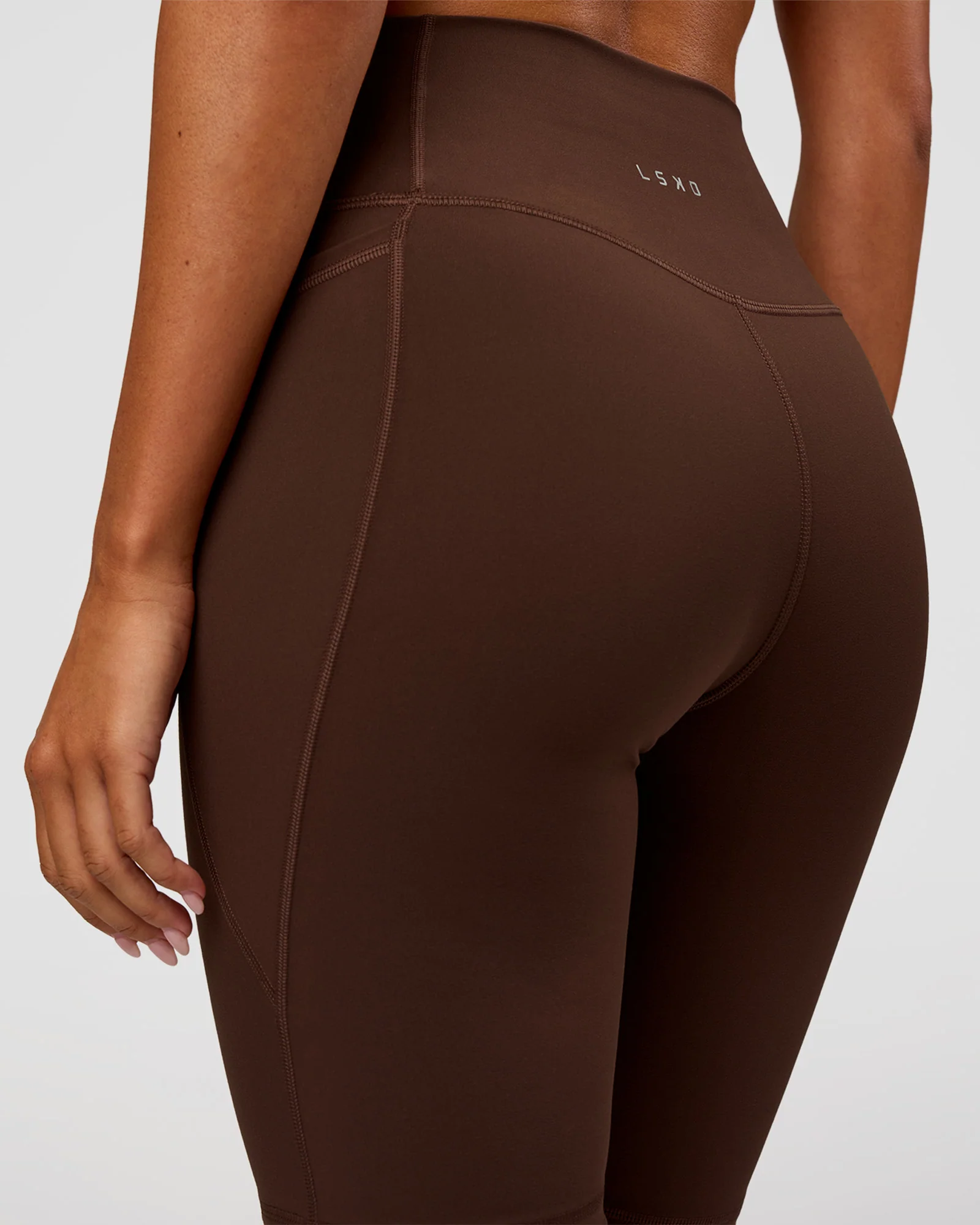 Fusion Ultra High-Rise 9" Short Pockets - Hot Chocolate - Image 8