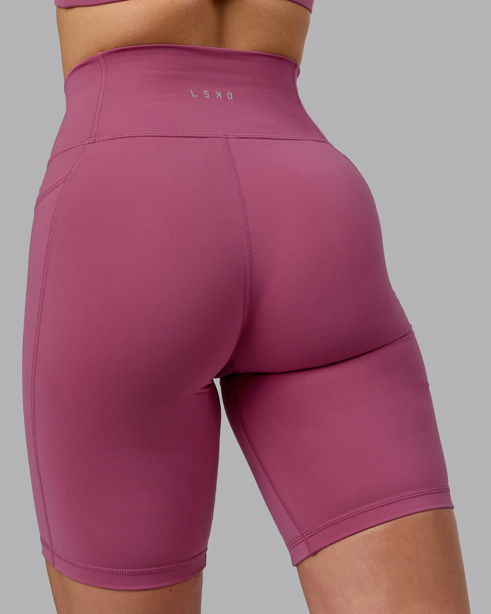 Fusion Ultra High-Rise 9" Short Pockets - Mauve Haze - Image 7