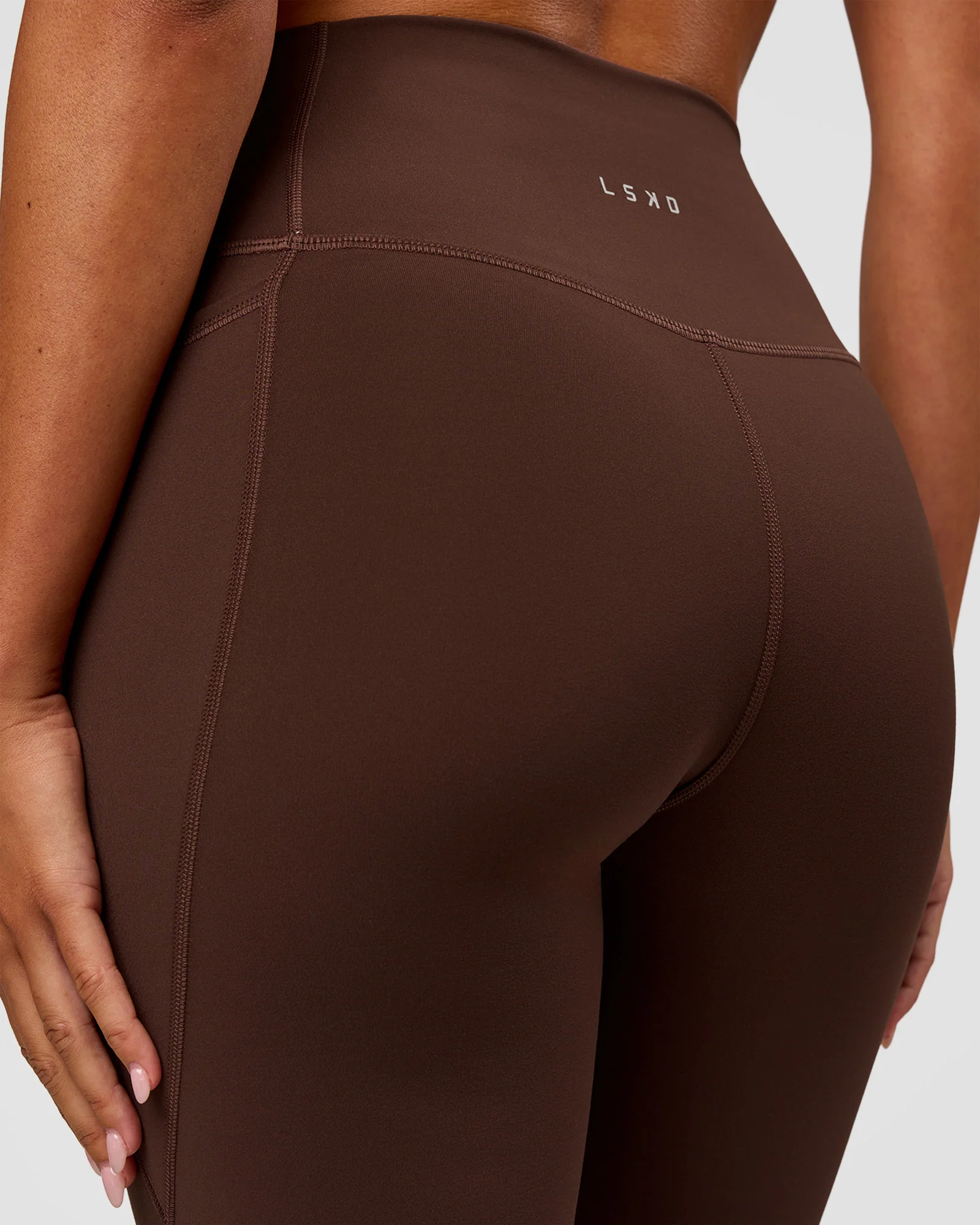 Fusion Ultra High-Rise Flared Legging Pockets - Hot Chocolate - Image 8
