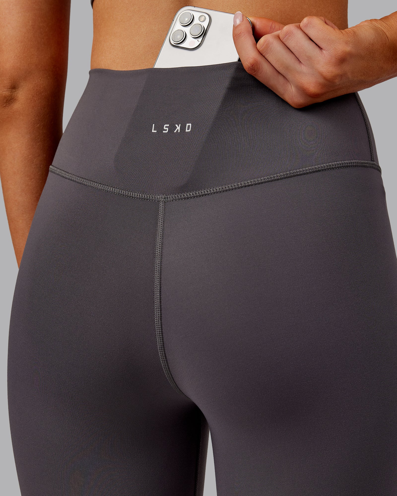 Fusion Ultra High-Rise Full Length Legging - Dark Storm - Image 3