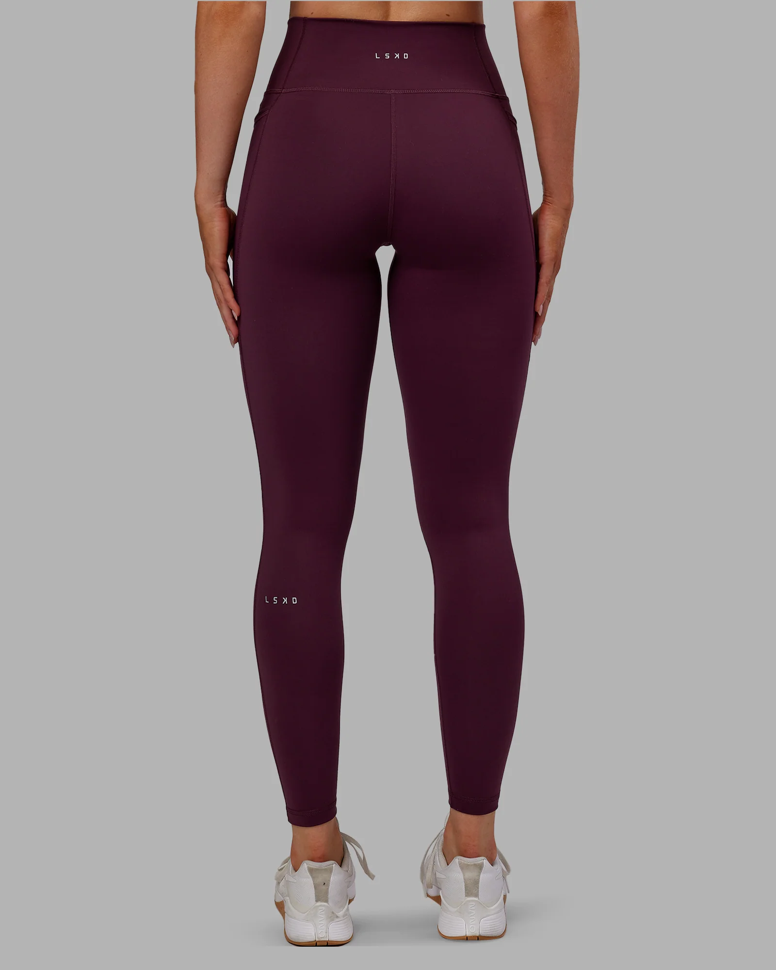 Fusion Ultra High-Rise Full Length Legging Pockets - Cherry Lacquer - Image 3