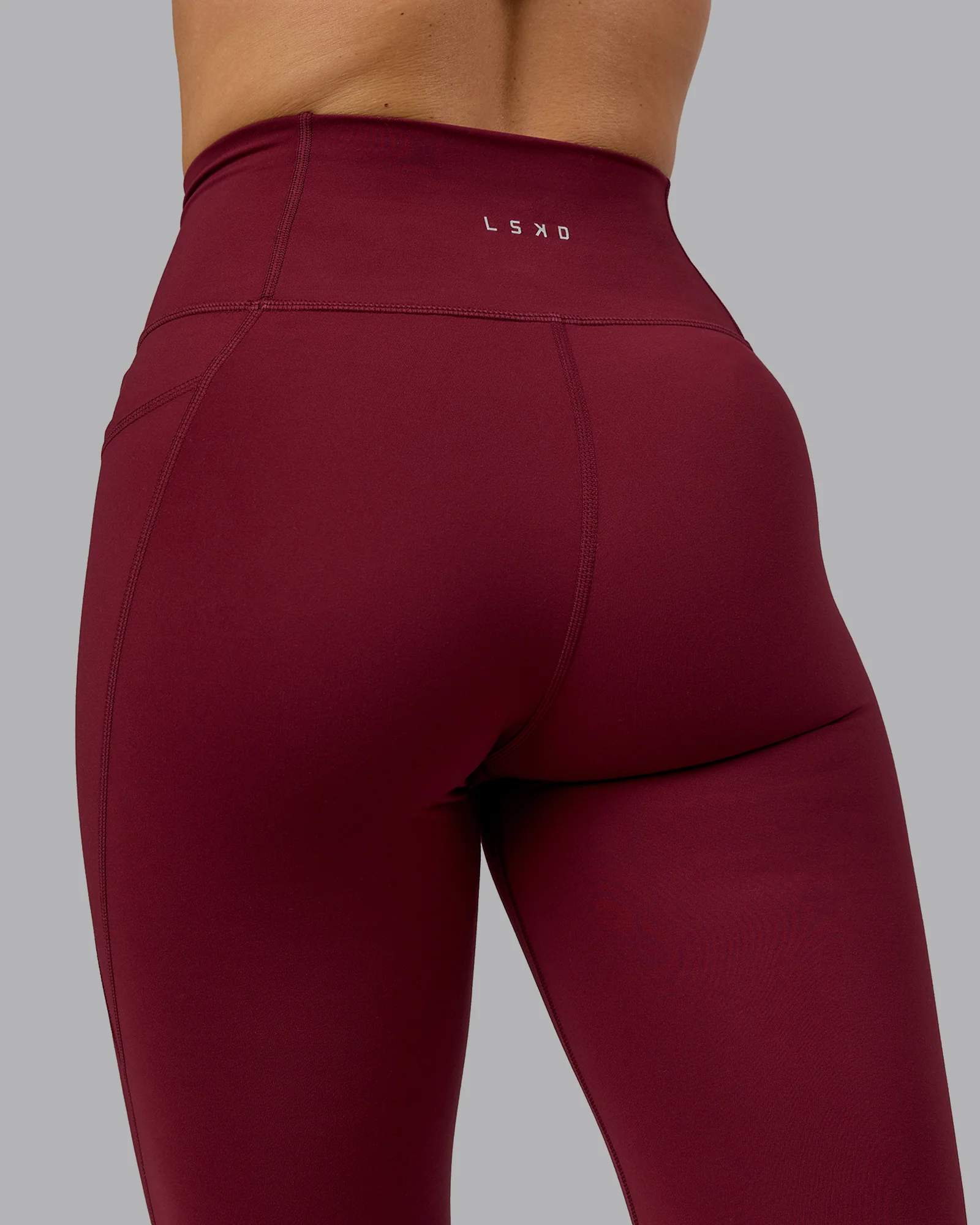 Fusion Ultra High-Rise Full Length Legging Pockets - Cordovan - Image 10