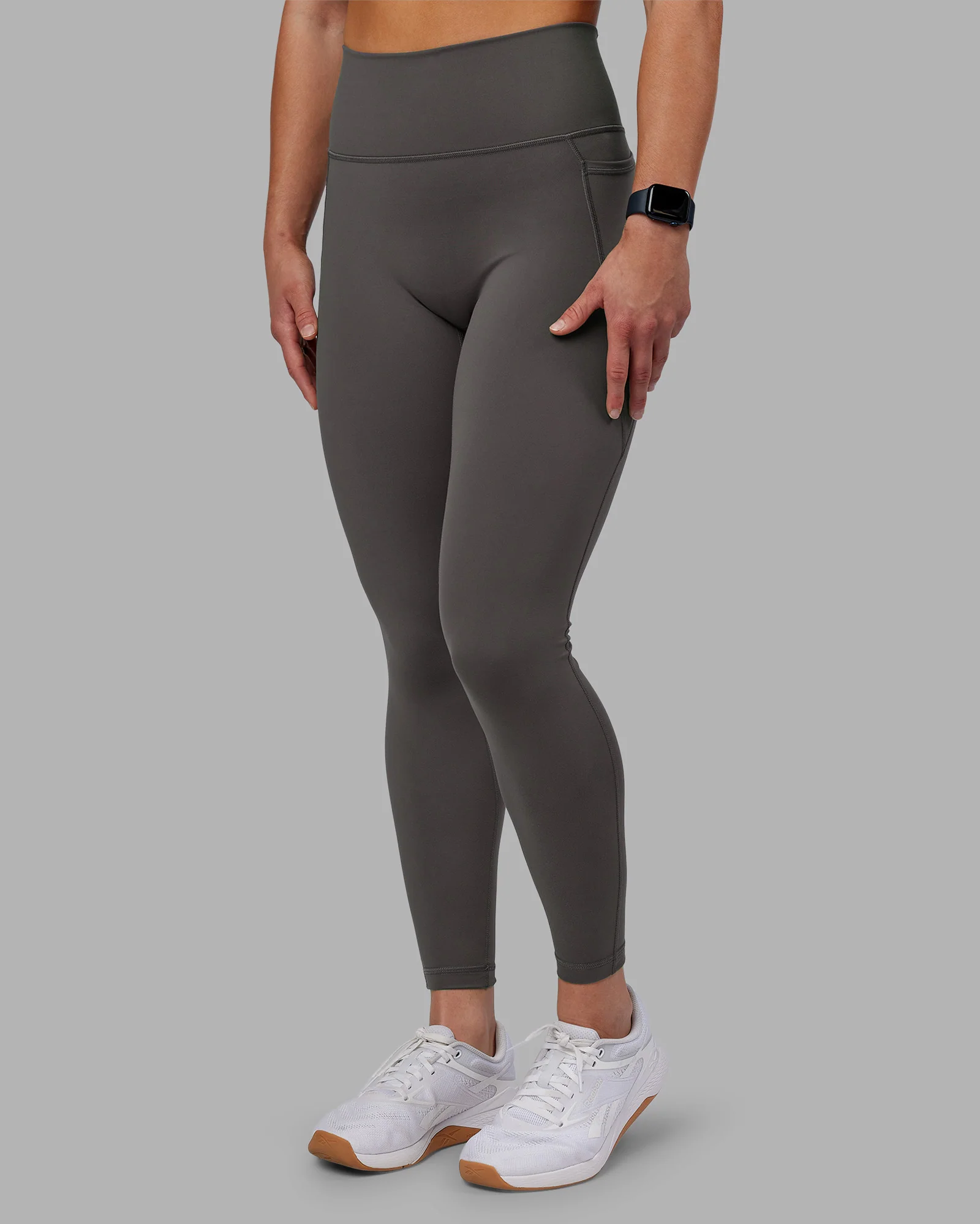 Fusion Ultra High-Rise Full Length Legging Pockets - Dark Storm - Image 5