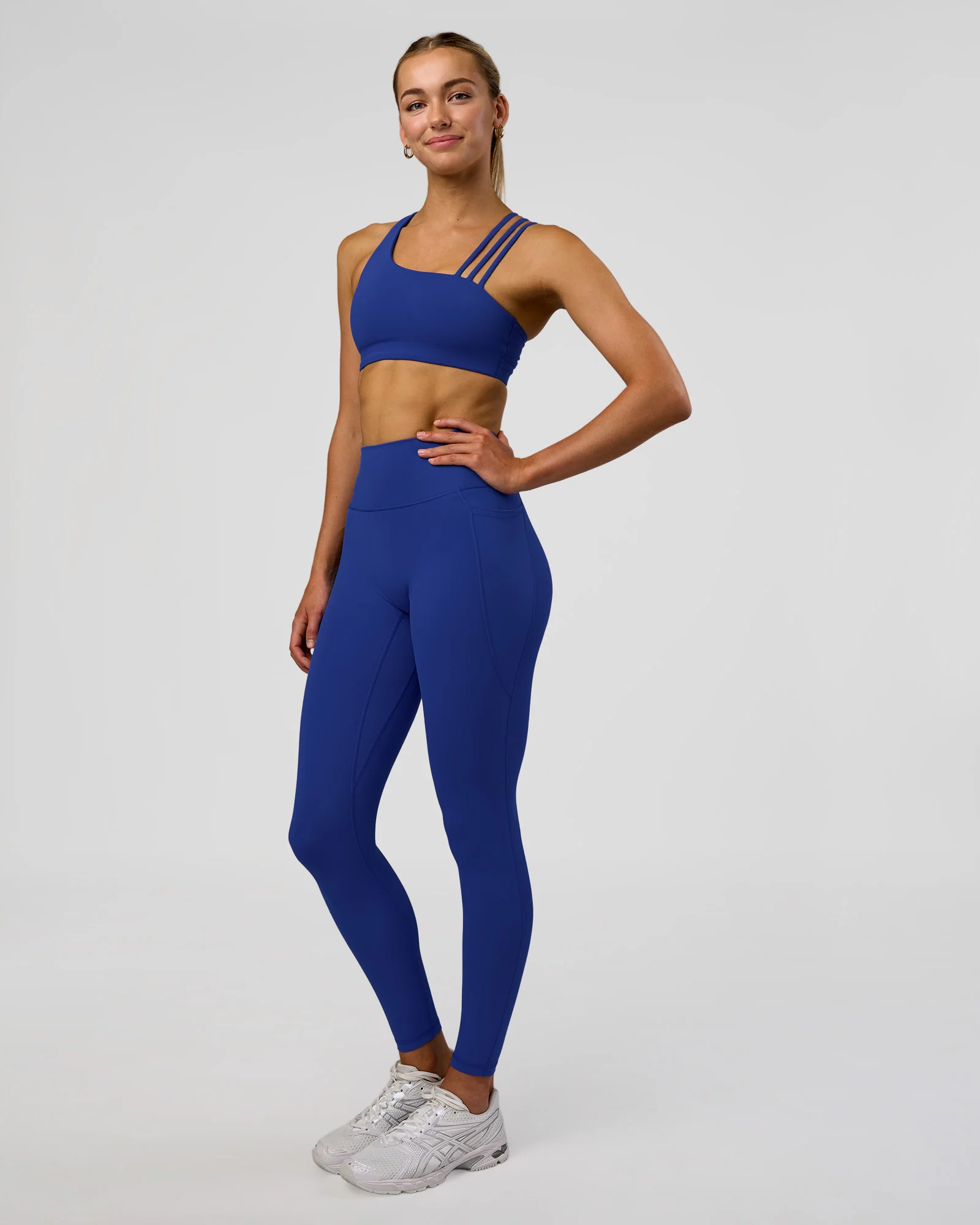 Fusion Ultra High-Rise Full Length Legging Pockets - Electric Indigo - Image 5
