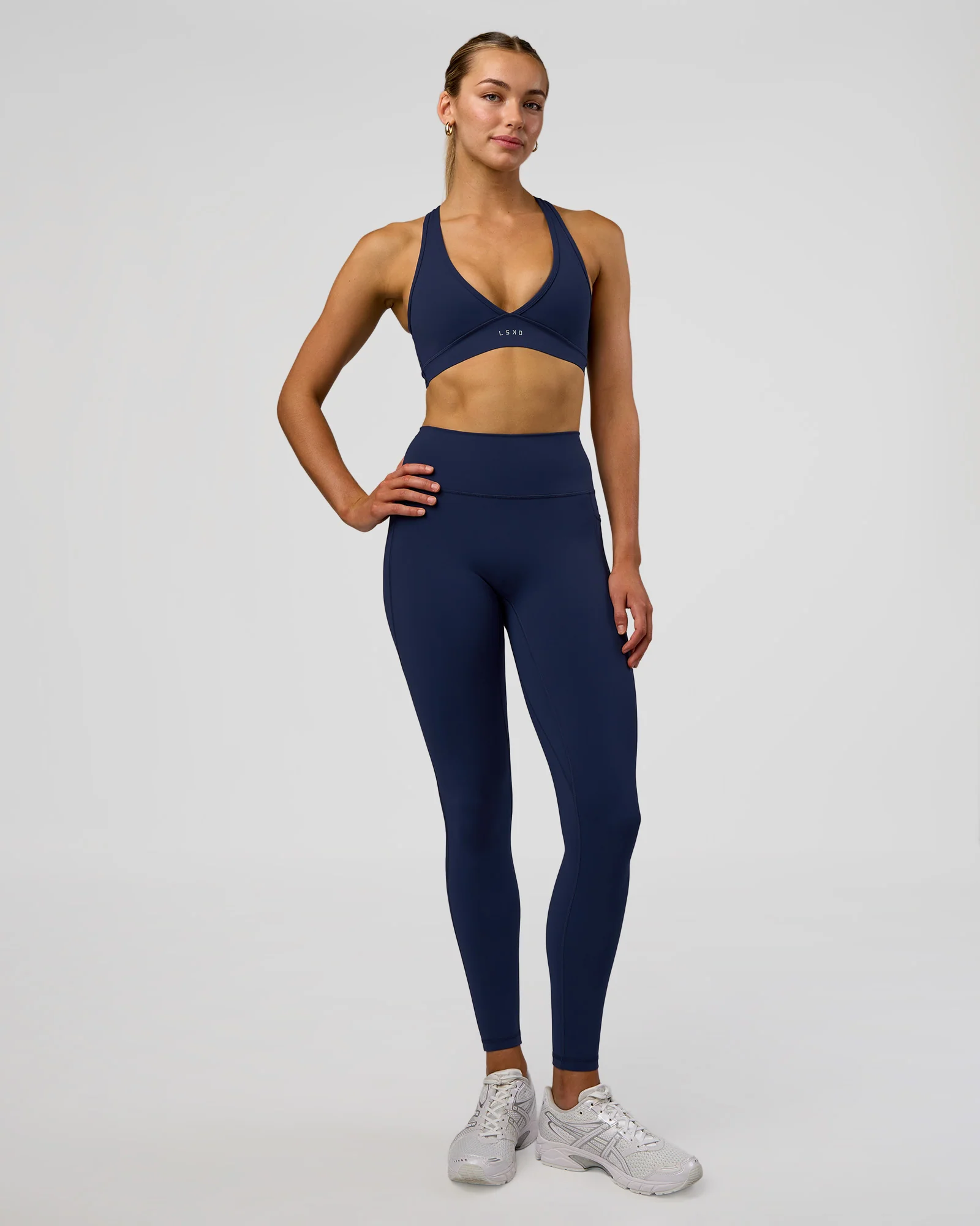 Fusion Ultra High-Rise Full Length Legging Pockets - Future Navy - Image 5