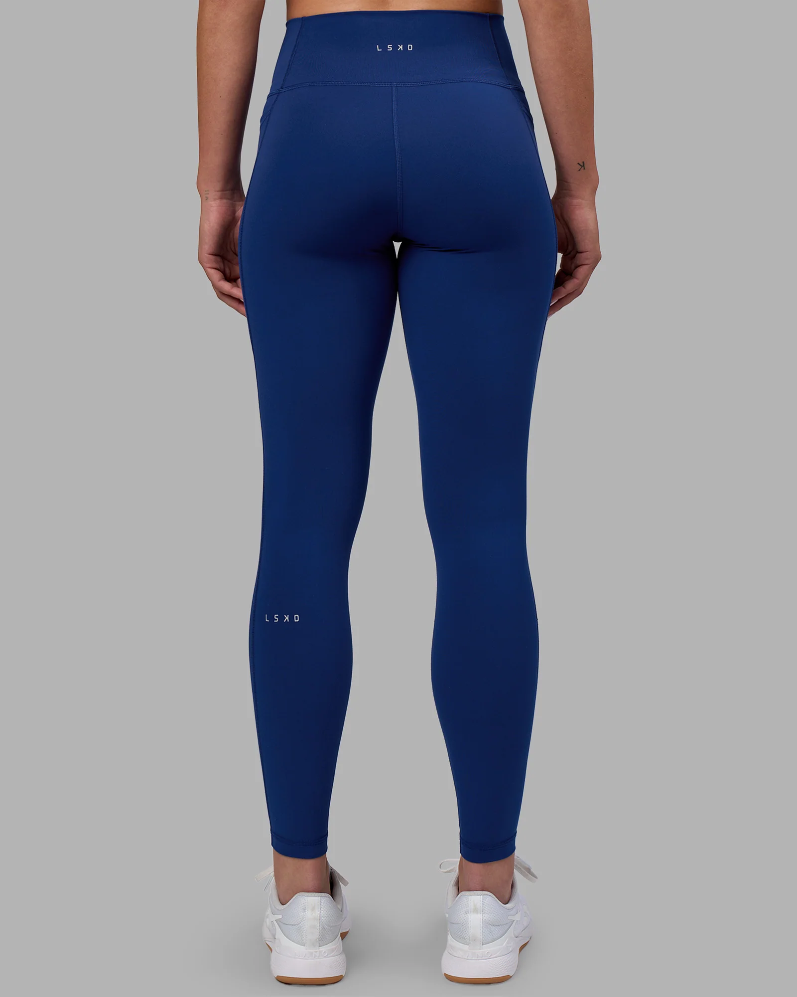 Fusion Ultra High-Rise Full Length Legging Pockets - Midnight Blue - Image 3