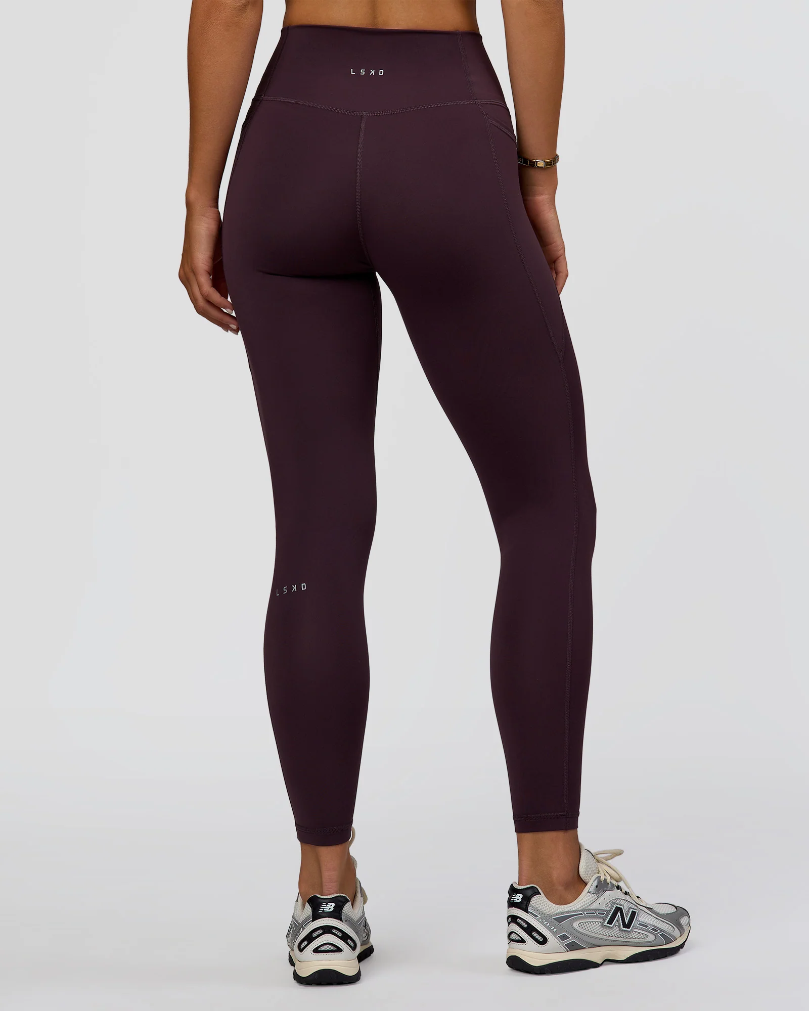 Fusion Ultra High-Rise Full Length Legging Pockets - Midnight Plum - Image 4